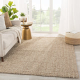 Rugs by Roo | Jaipur Living Oceana Natural Solid Light Gray Tan Area Rug-RUG145819