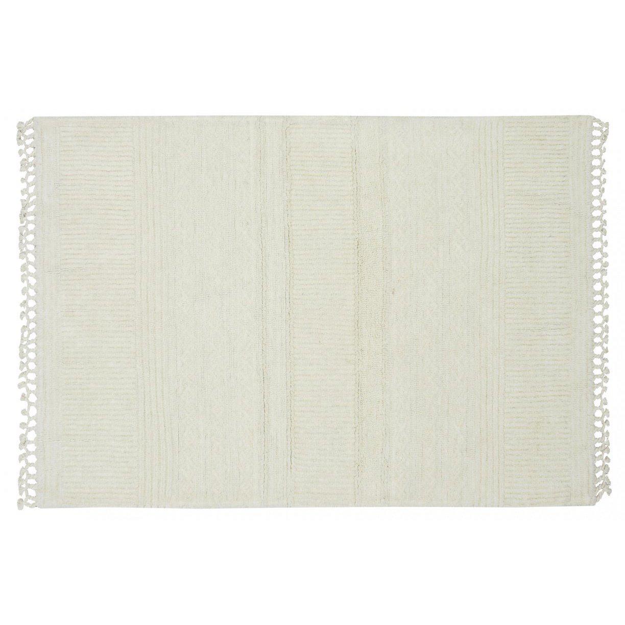 Rugs by Roo | Lorena Canals Ari Sheep White Woolable Area Rug-WO-ARI-WH-K