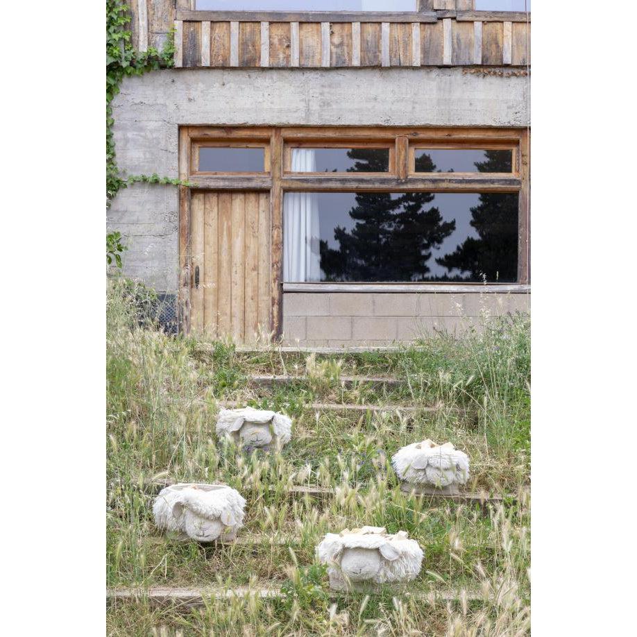 Rugs by Roo | Lorena Canals Pink Nose Sheep Woolable Basket-WO-BSK-NOSE