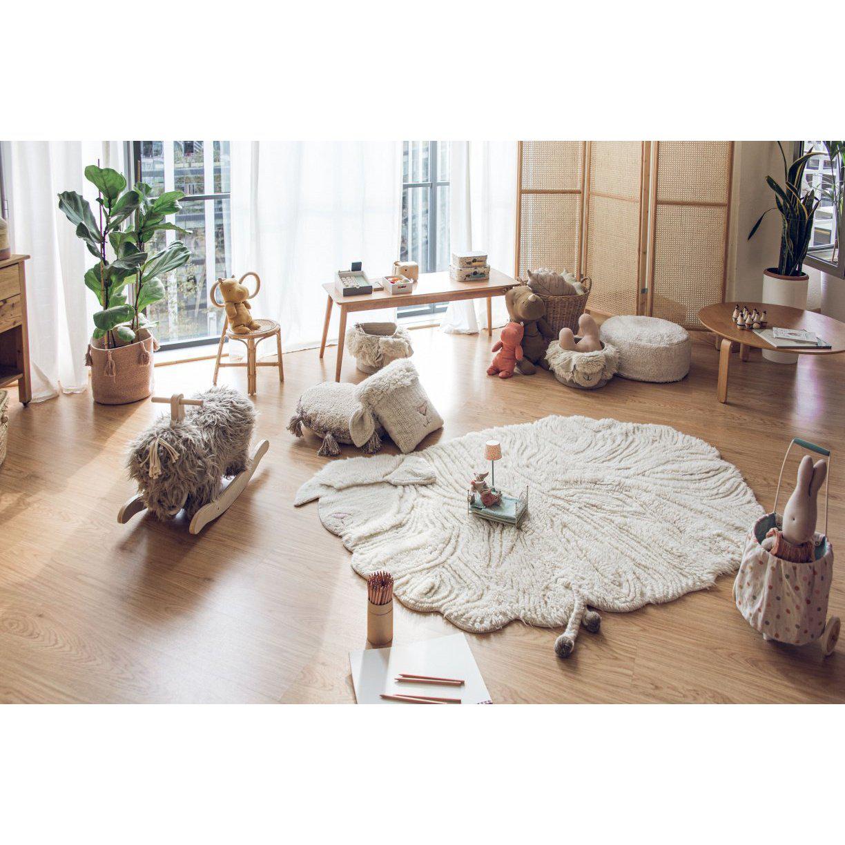Rugs by Roo | Lorena Canals Pink Nose Sheep Woolable Area Rug-WO-PINOSE