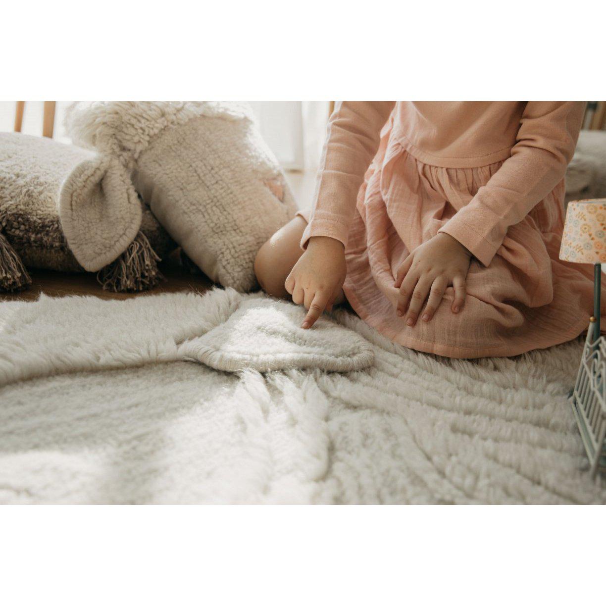 Rugs by Roo | Lorena Canals Pink Nose Sheep Woolable Area Rug-WO-PINOSE