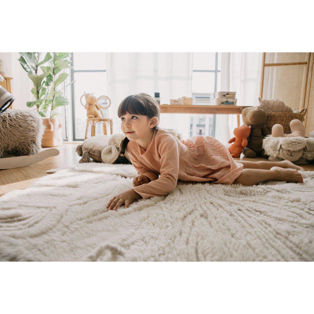 Rugs by Roo | Lorena Canals Pink Nose Sheep Woolable Area Rug-WO-PINOSE