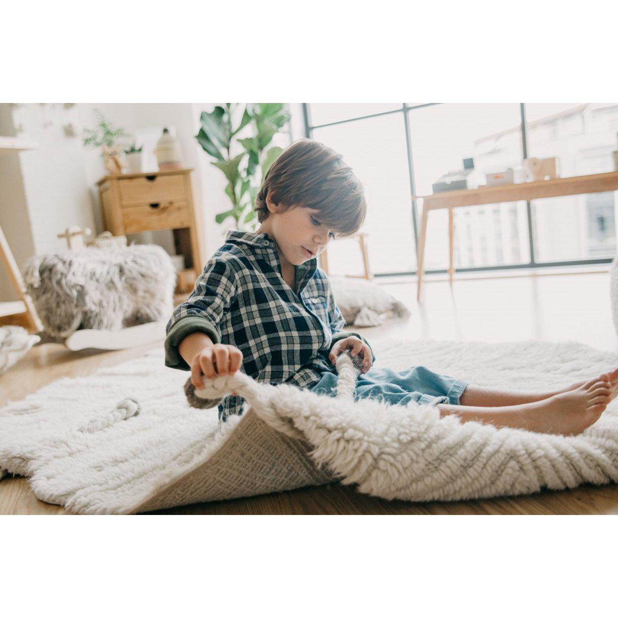 Rugs by Roo | Lorena Canals Pink Nose Sheep Woolable Area Rug-WO-PINOSE