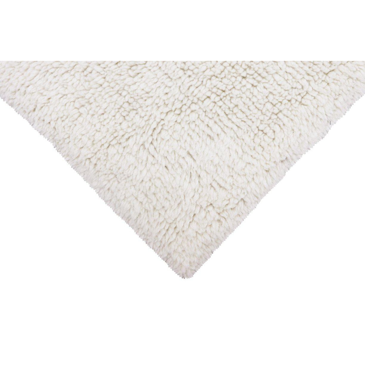 Rugs by Roo | Lorena Canals Tundra White Woolable Area Rug-WO-TUN-WH-S