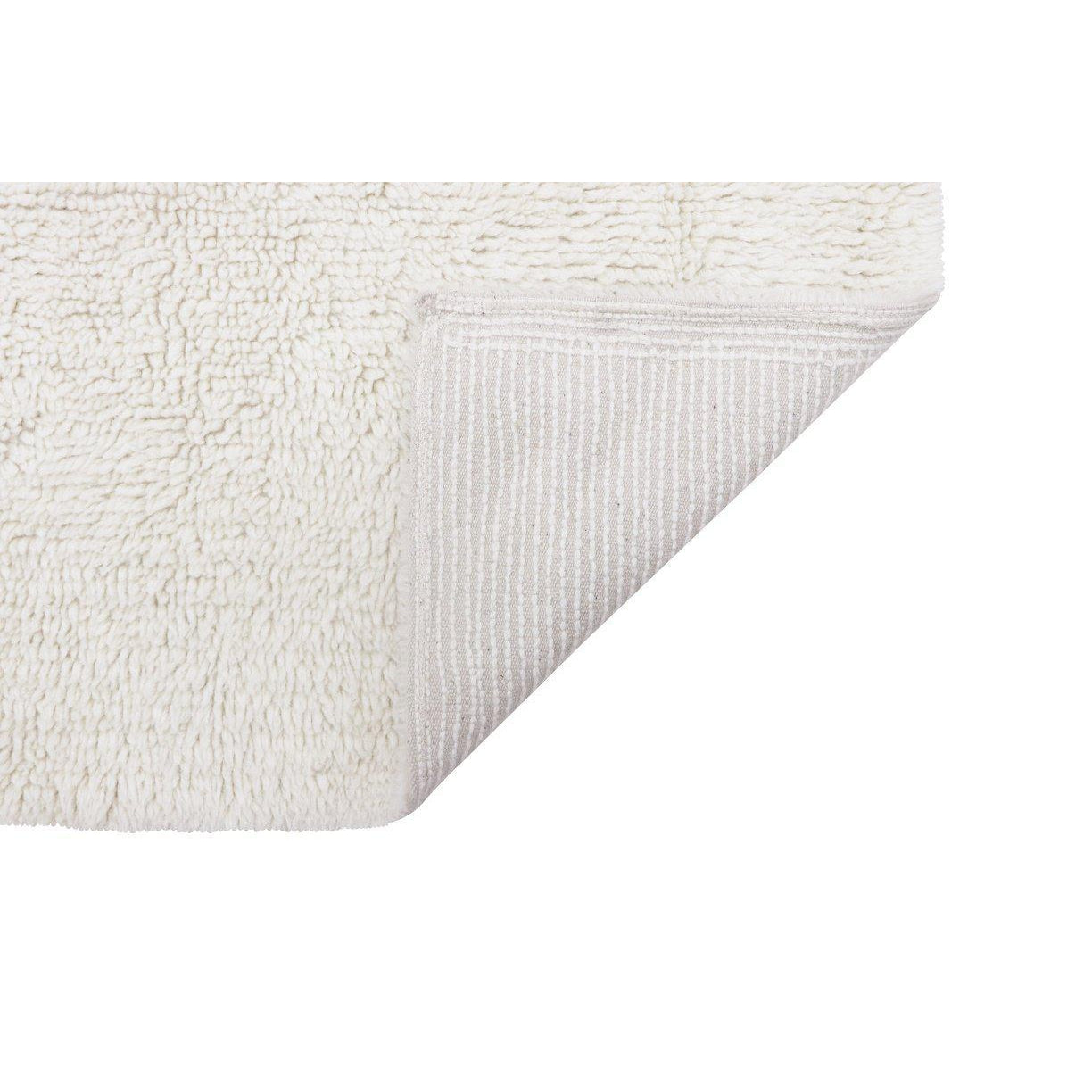 Rugs by Roo | Lorena Canals Tundra White Woolable Area Rug-WO-TUN-WH-S