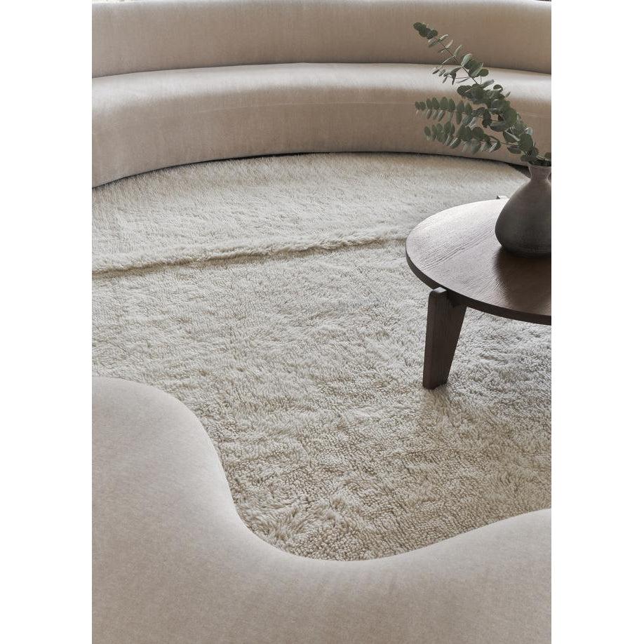 Rugs by Roo | Lorena Canals Tundra White Woolable Area Rug-WO-TUN-WH-S