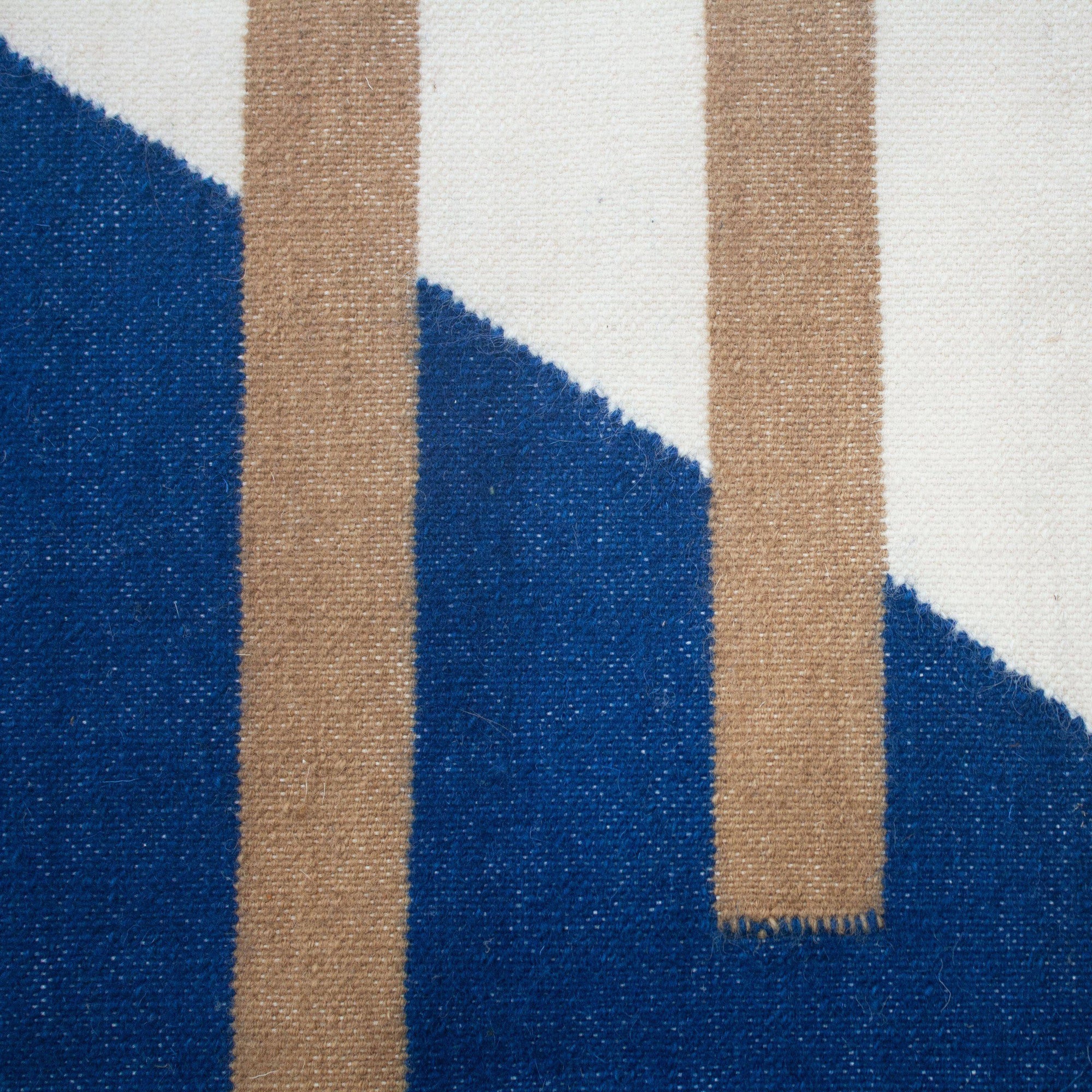 Rugs by Roo | Leah Singh Luna Stripes Rug - Blue-H17LUN01