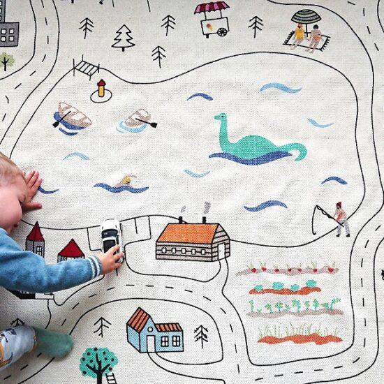 Rugs by Roo | Cotton Play Area Rug for Kids' Playroom