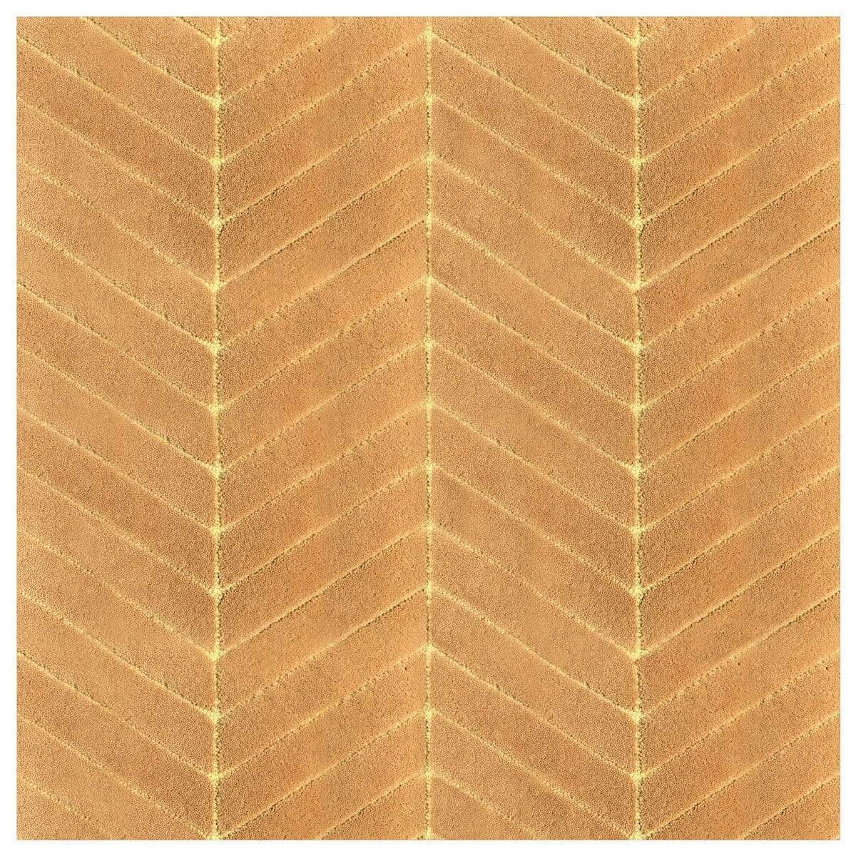 Rugs by Roo | Little Cabari Point de Hongrie Hand Tufted Mustard Yellow Area Rug-TA-HN-HAN-M2-1