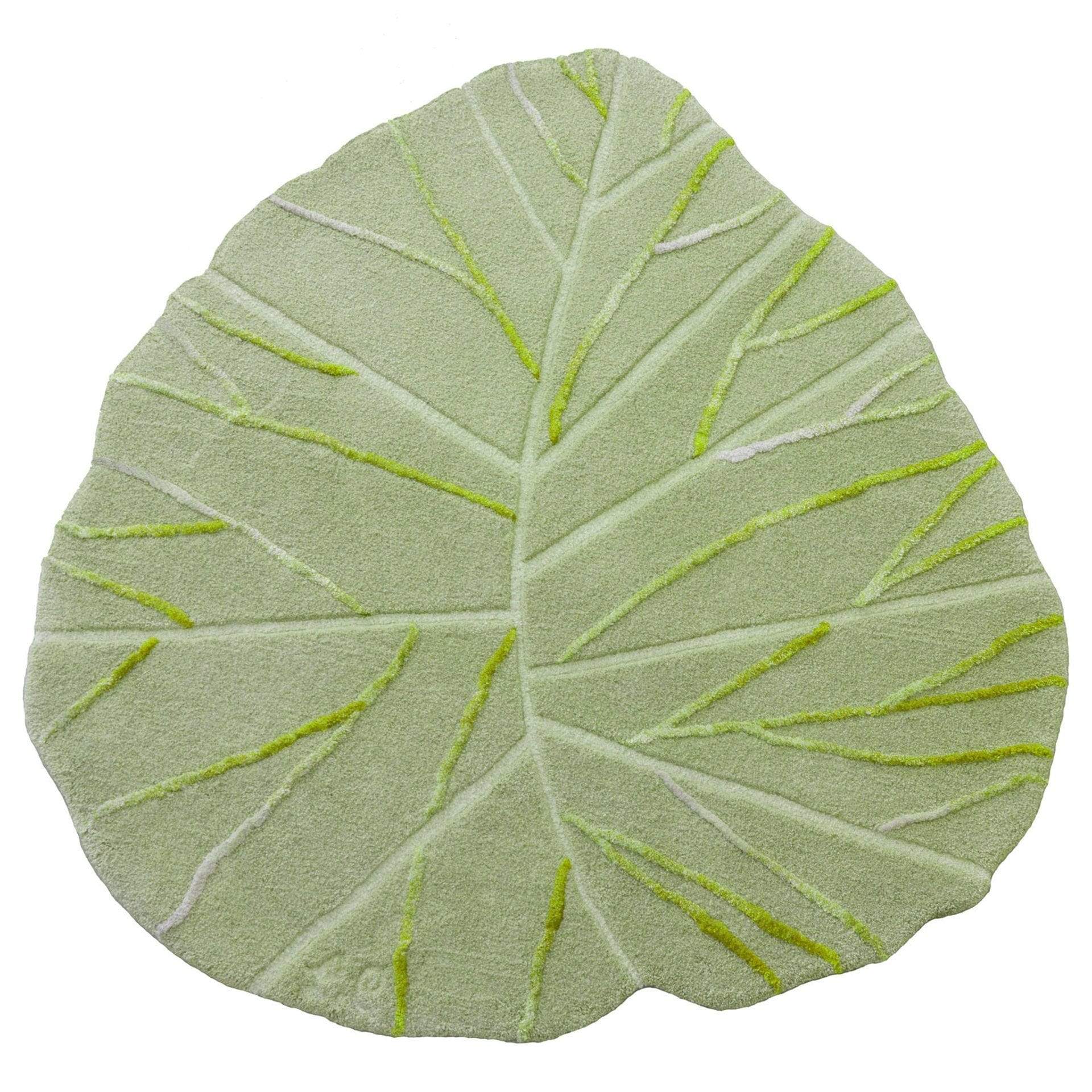 Rugs by Roo | Little Cabari Tapis Leaf Green Area Rug-TA-TUF-D130-LEA-VER
