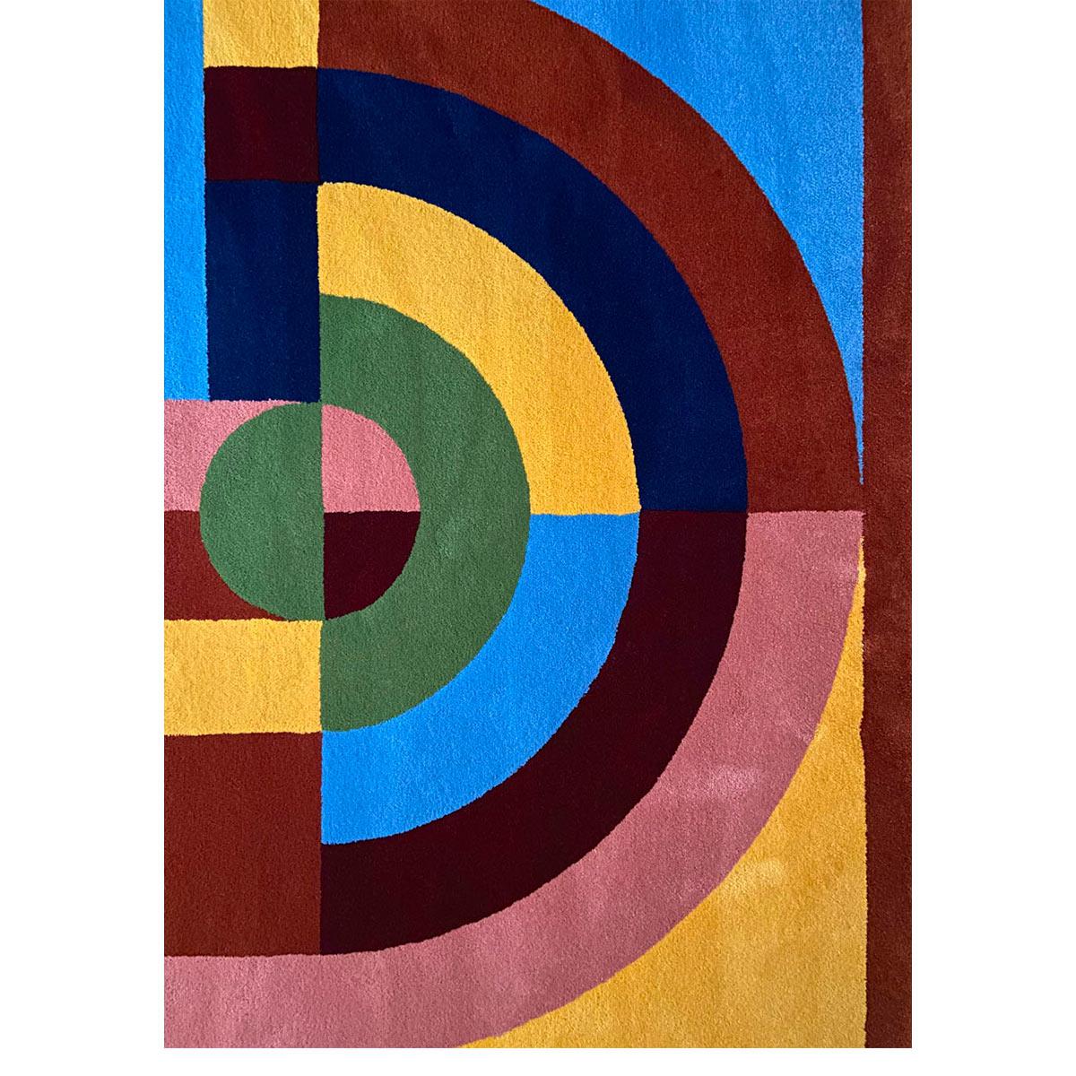 Rugs by Roo | Little Cabari Tapis Sonia Multi Color Area Rug-TA-TUF-140X175-SON-RAI