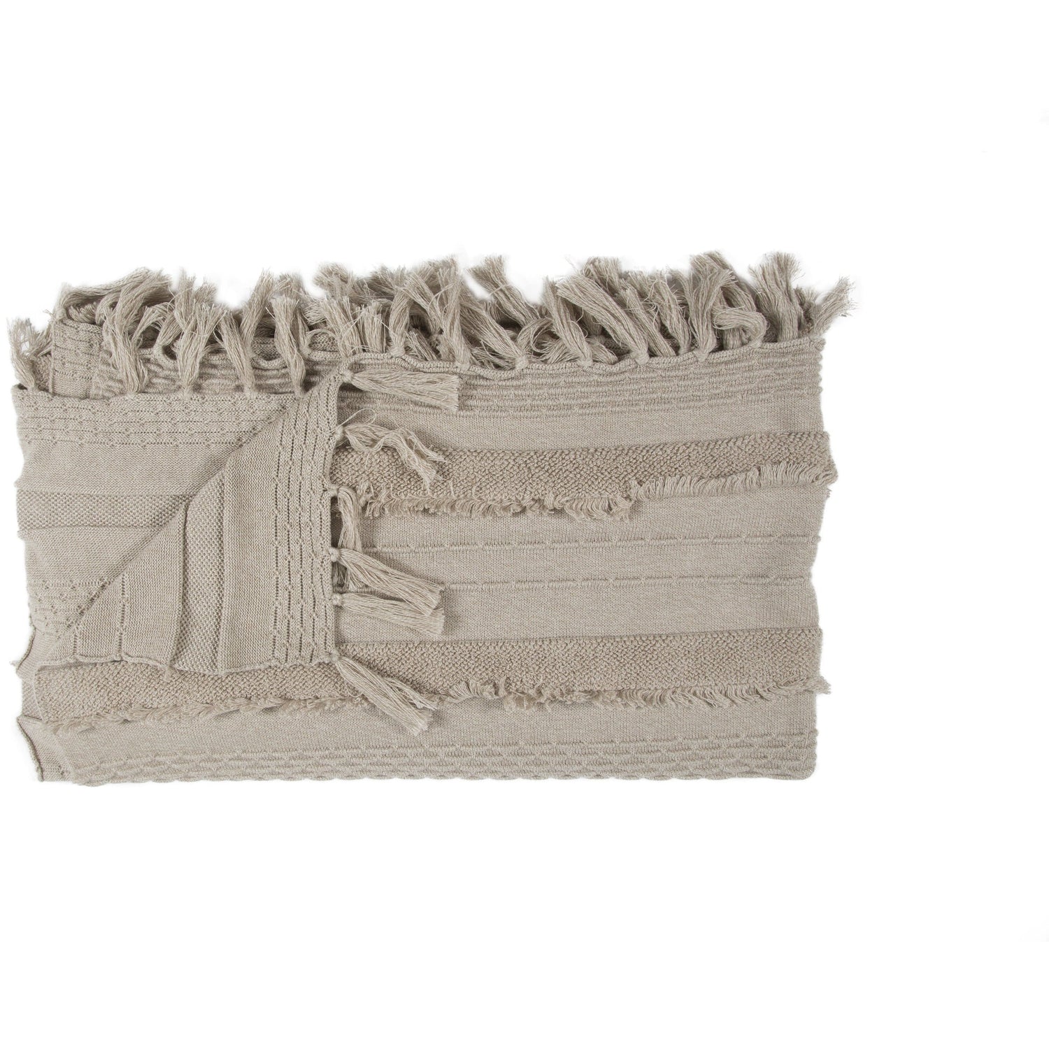 Rugs by Roo | Lorena Canals Air Dune White Knitted Blanket-BLC-AIR-DWH