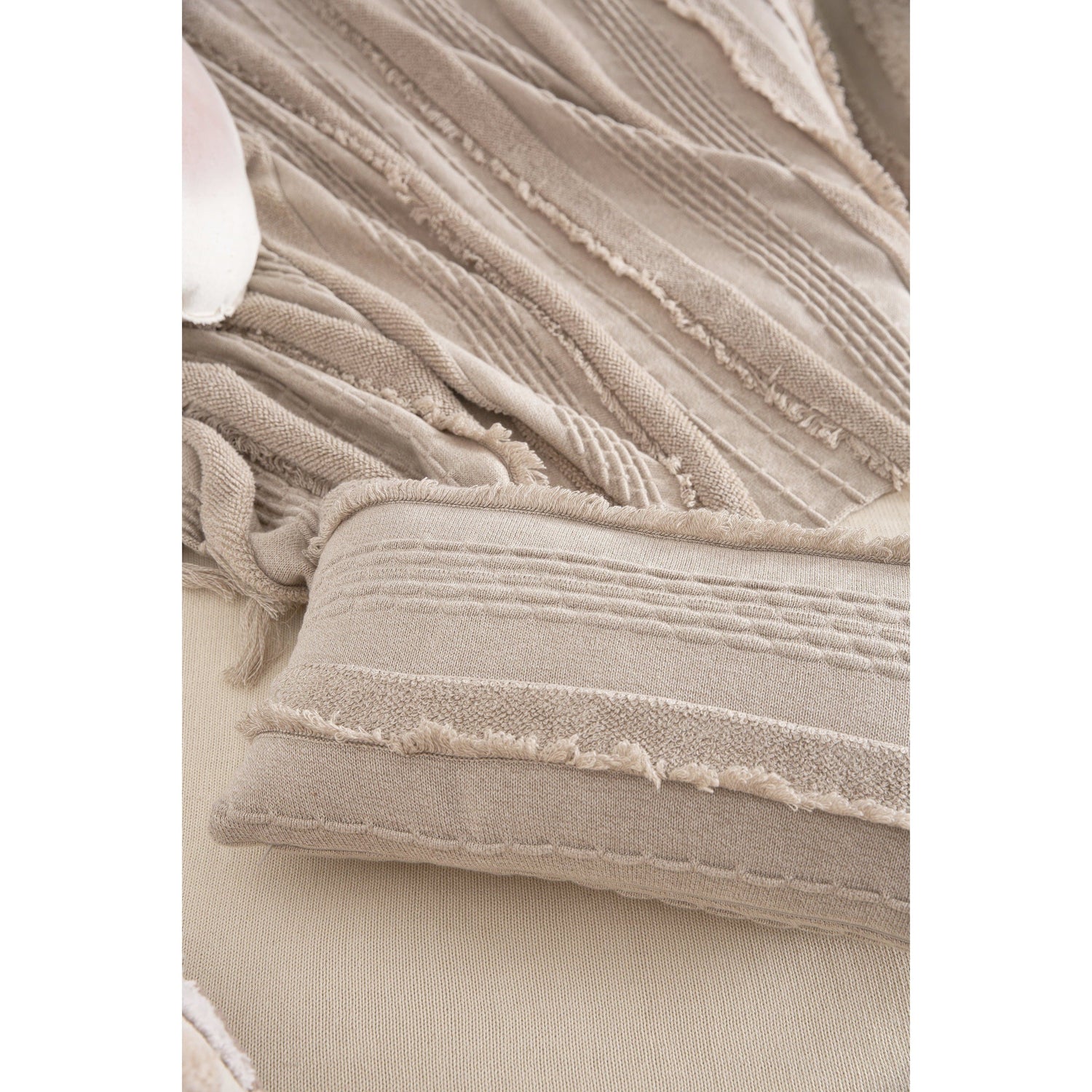 Rugs by Roo | Lorena Canals Air Dune White Knitted Blanket-BLC-AIR-DWH
