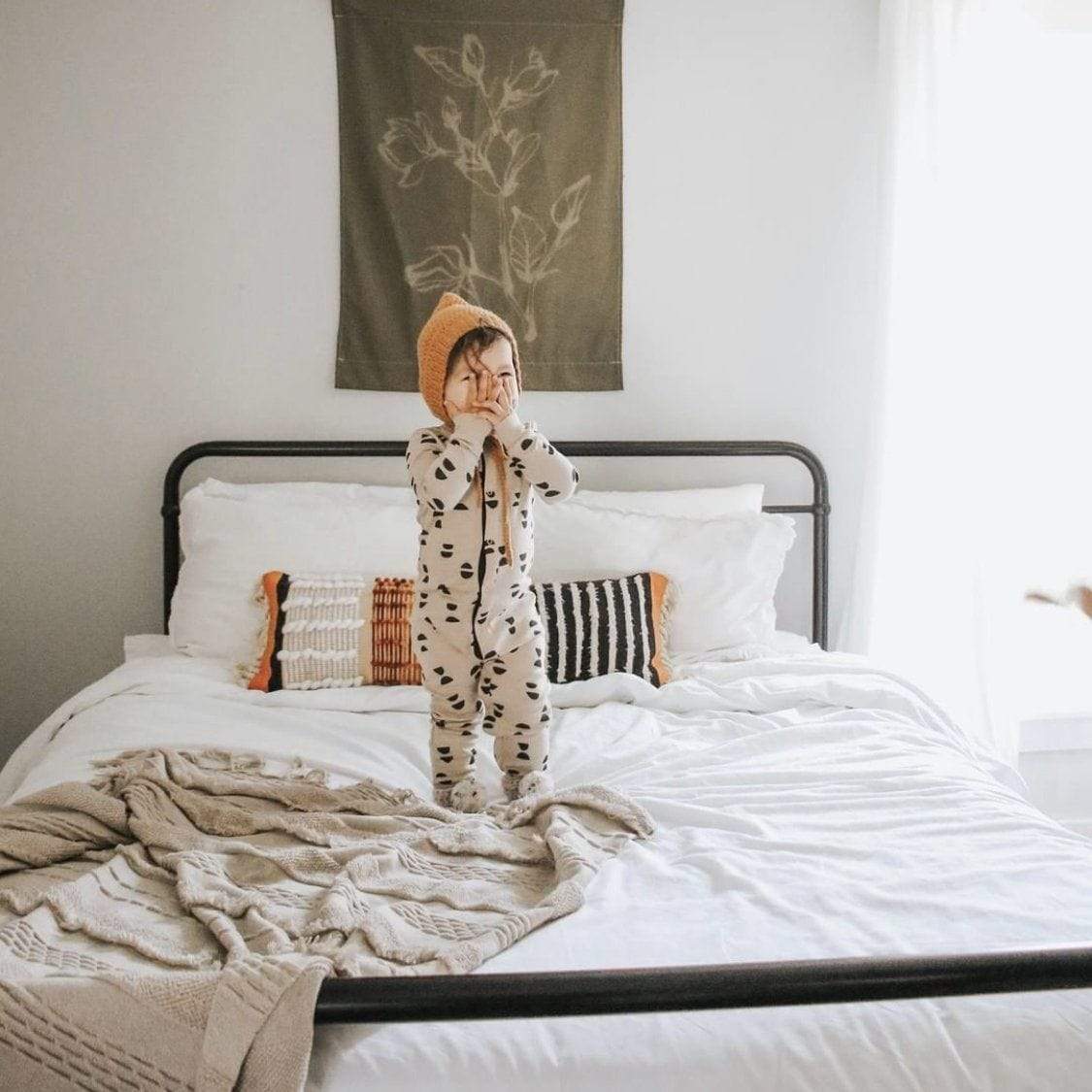 Rugs by Roo | Lorena Canals Air Dune White Knitted Blanket-BLC-AIR-DWH