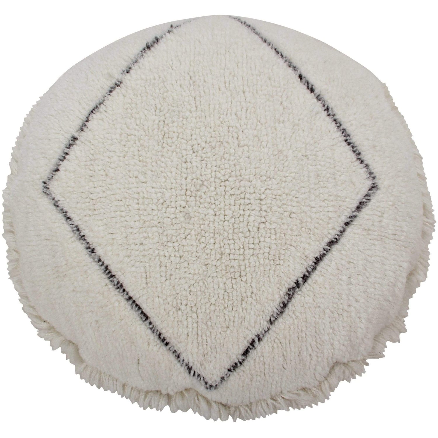 Rugs by Roo | Lorena Canals Berber Soul Wool Washable Pouffe-WO-P-BERB