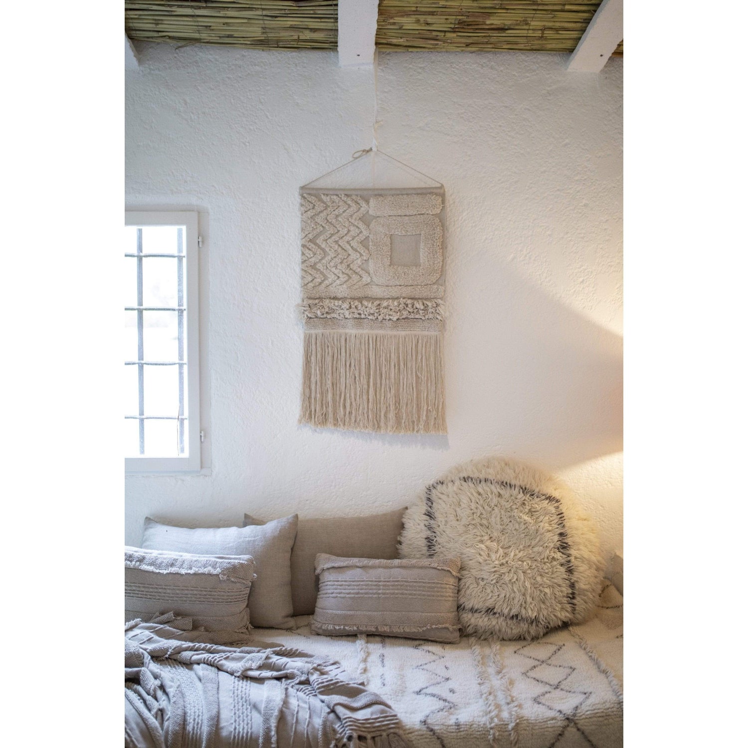 Rugs by Roo | Lorena Canals Berber Soul Wool Washable Pouffe-WO-P-BERB