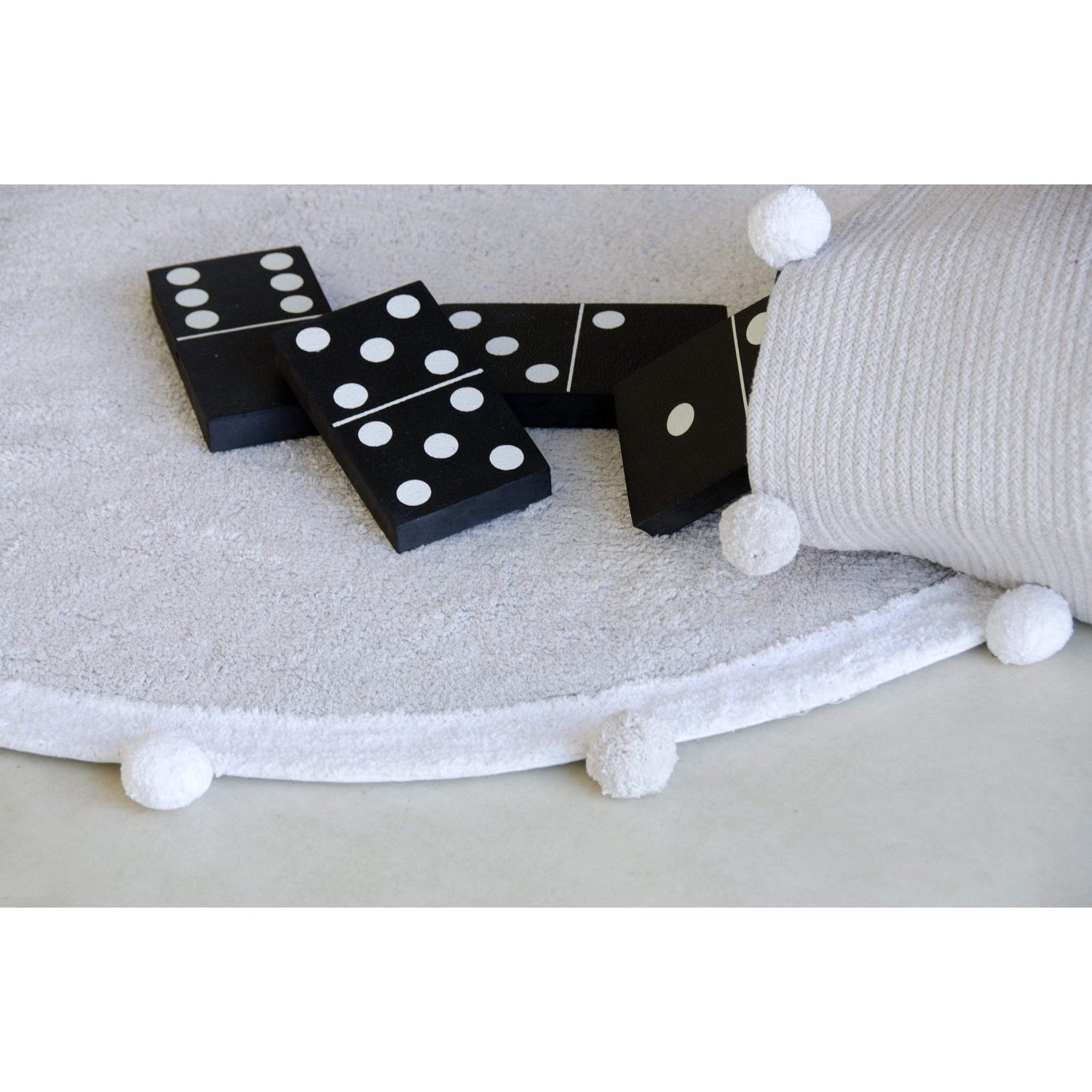 Rugs by Roo | Lorena Canals Bubbly Grey Baby Basket-BSK-BUBBLY-GREY