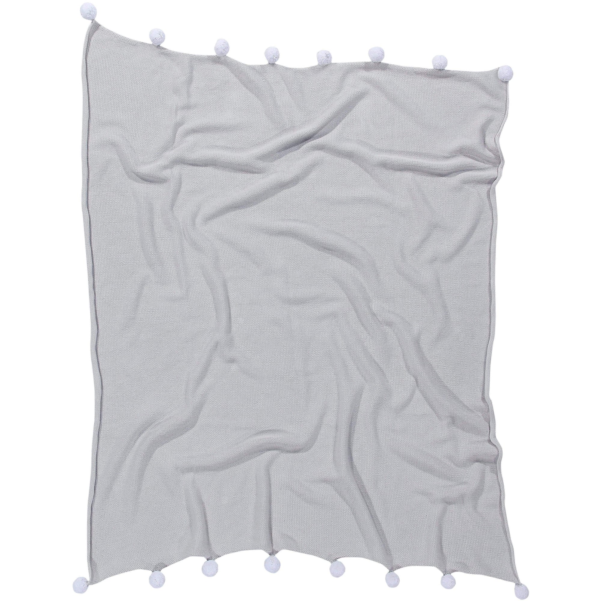 Lorena Canals Bubbly Light Grey Baby Blanket