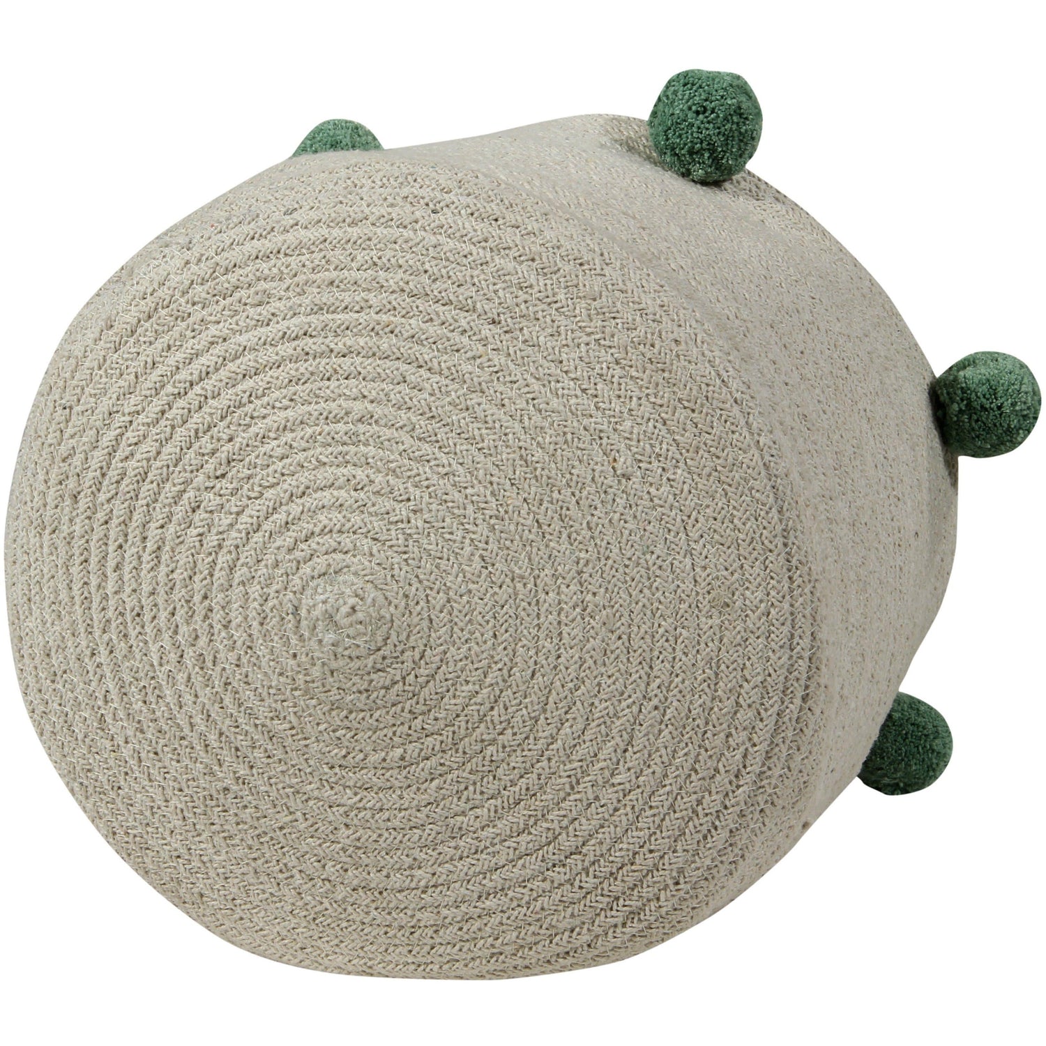 Rugs by Roo | Lorena Canals Bubbly Natural Green Basket-BSK-NAT-GREEN