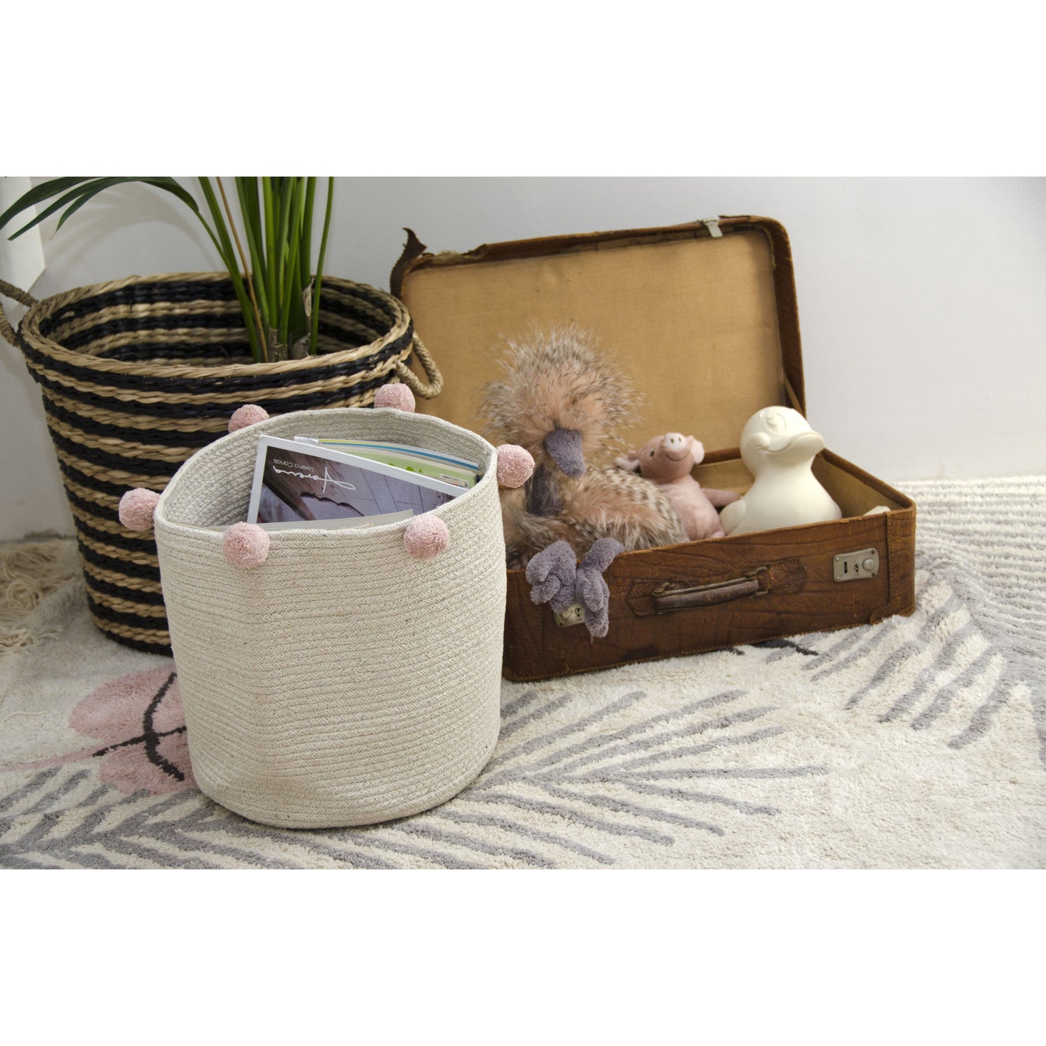 Rugs by Roo | Lorena Canals Bubbly Natural Nude Basket-BSK-NAT-NUDE