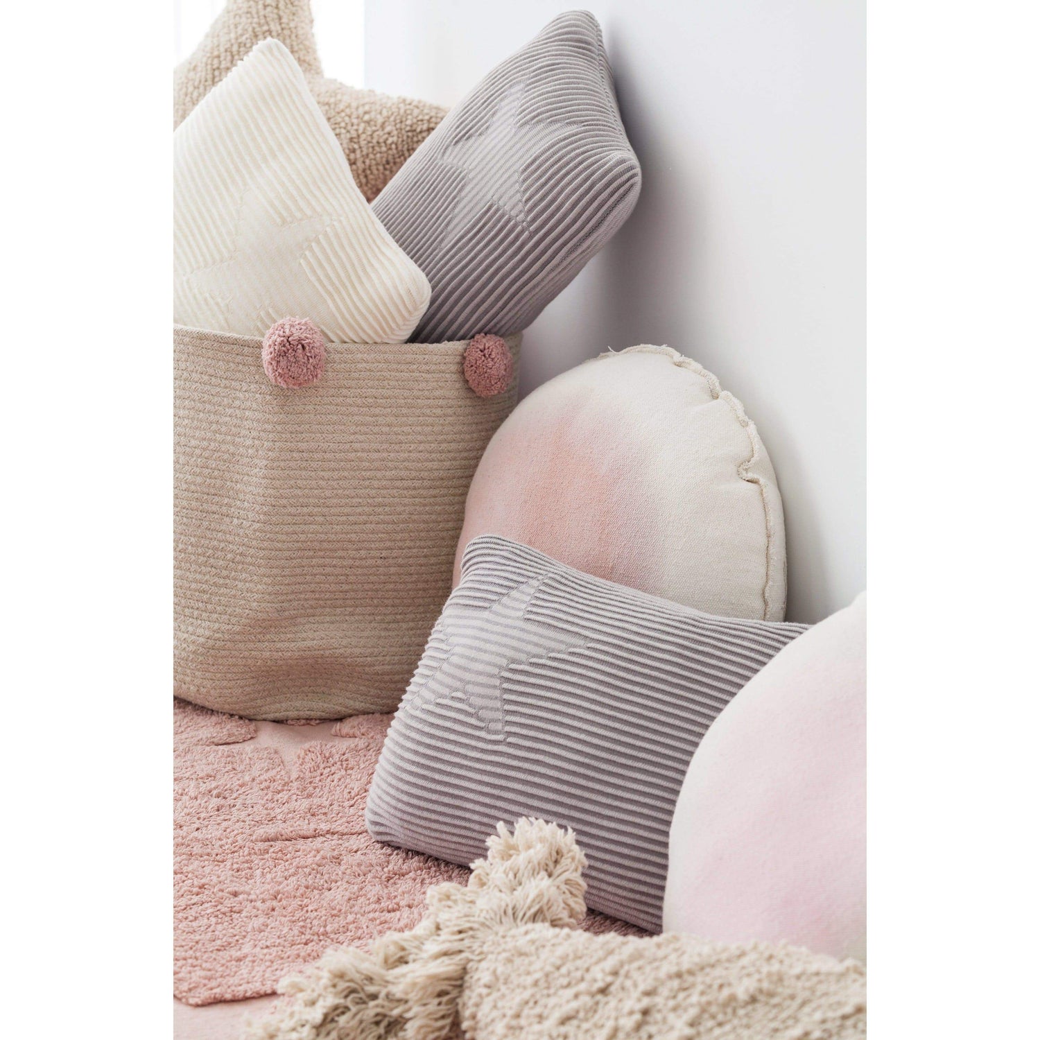 Rugs by Roo | Lorena Canals Bubbly Natural Nude Basket-BSK-NAT-NUDE