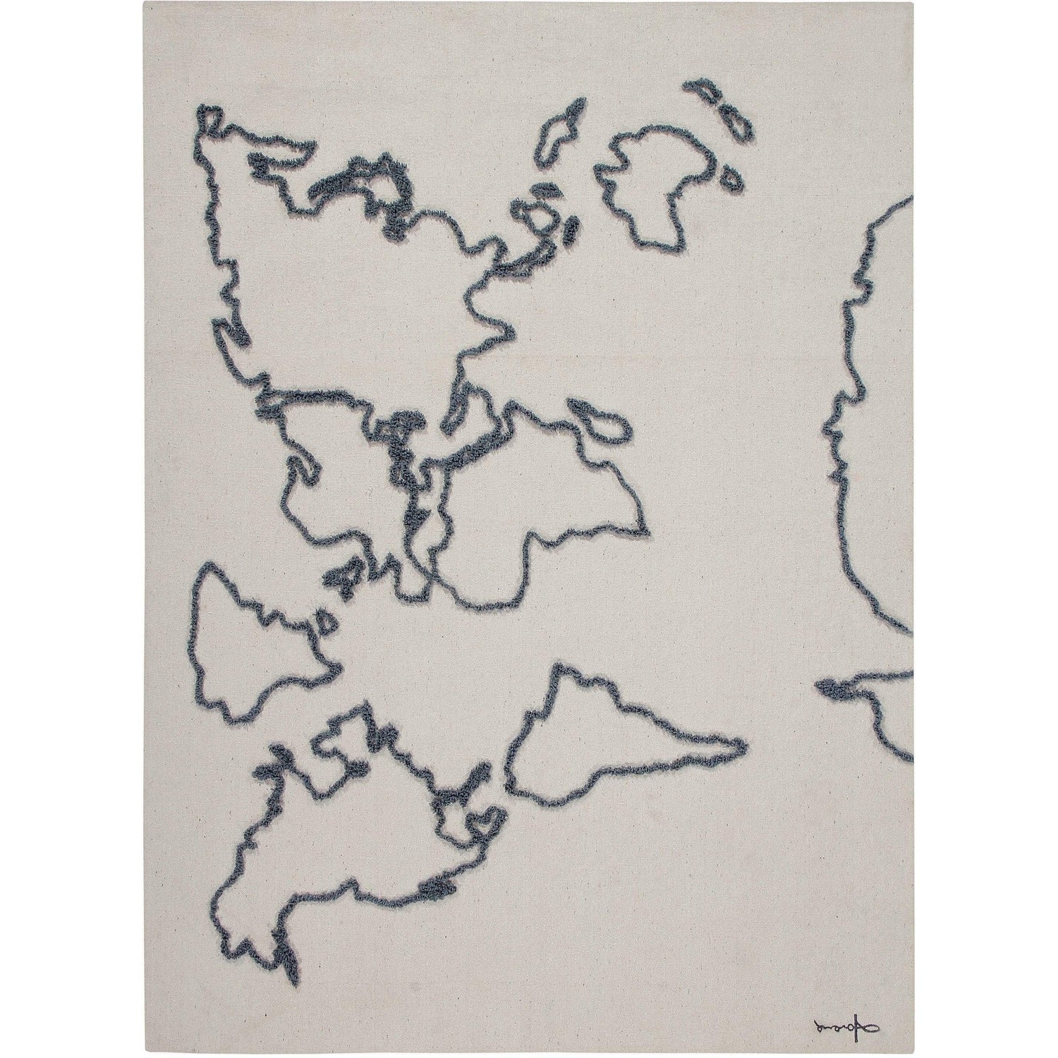 Canvas Map Wall Hanging