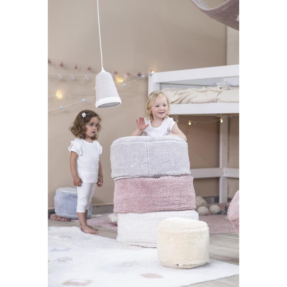 Rugs by Roo | Lorena Canals Chill Pearl Grey Pouffe-P-CHILL-PGR