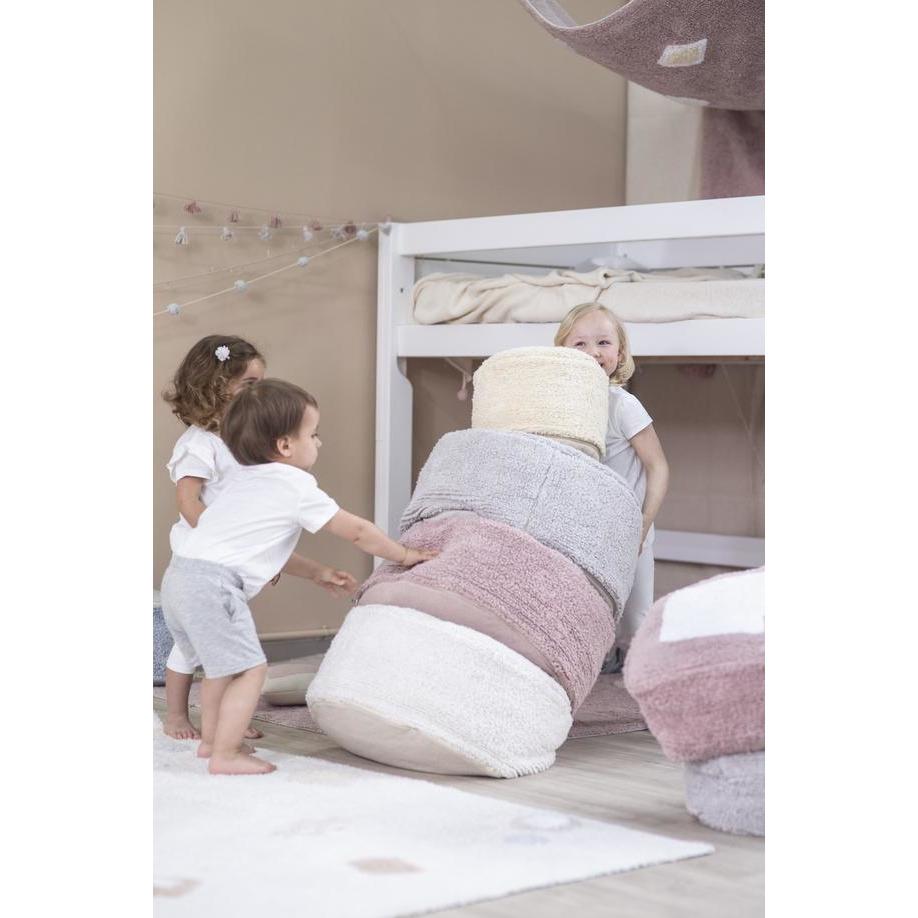 Rugs by Roo | Lorena Canals Chill Pearl Grey Pouffe-P-CHILL-PGR