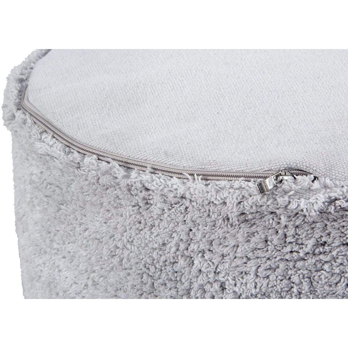 Rugs by Roo | Lorena Canals Chill Pearl Grey Pouffe-P-CHILL-PGR