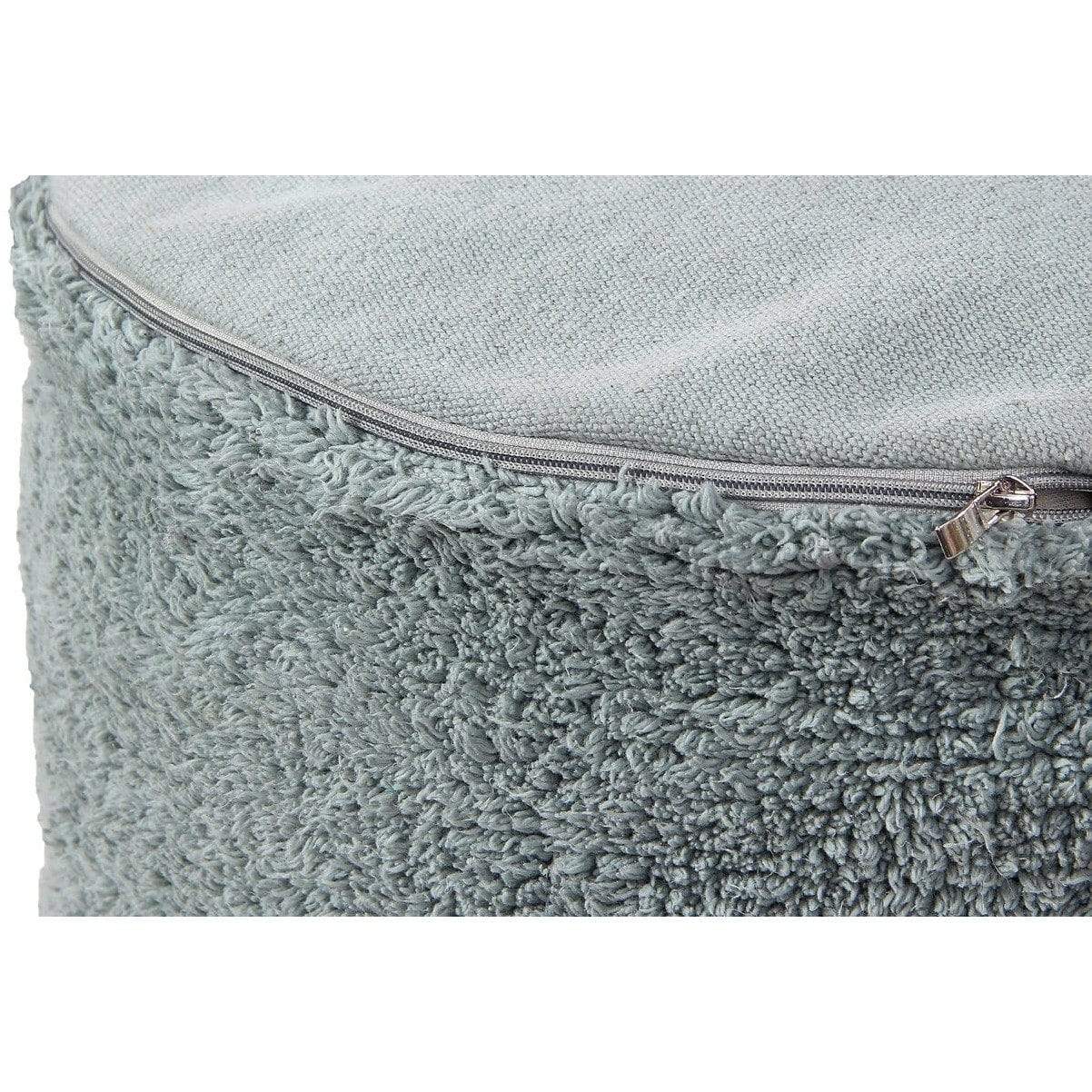 Rugs by Roo | Lorena Canals Chill Vintage Blue Pouffe-P-CHILL-VBL