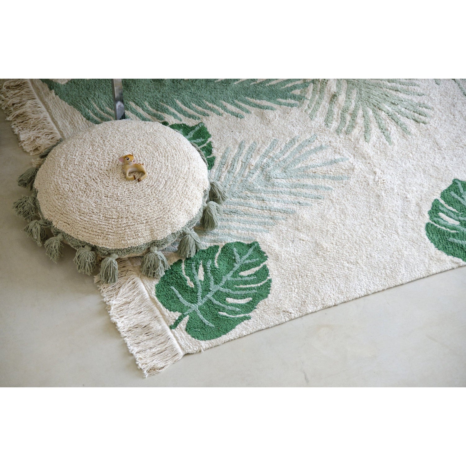 Rugs by Roo | Lorena Canals Circle Green Cushion-SC-CIRCLE-GR
