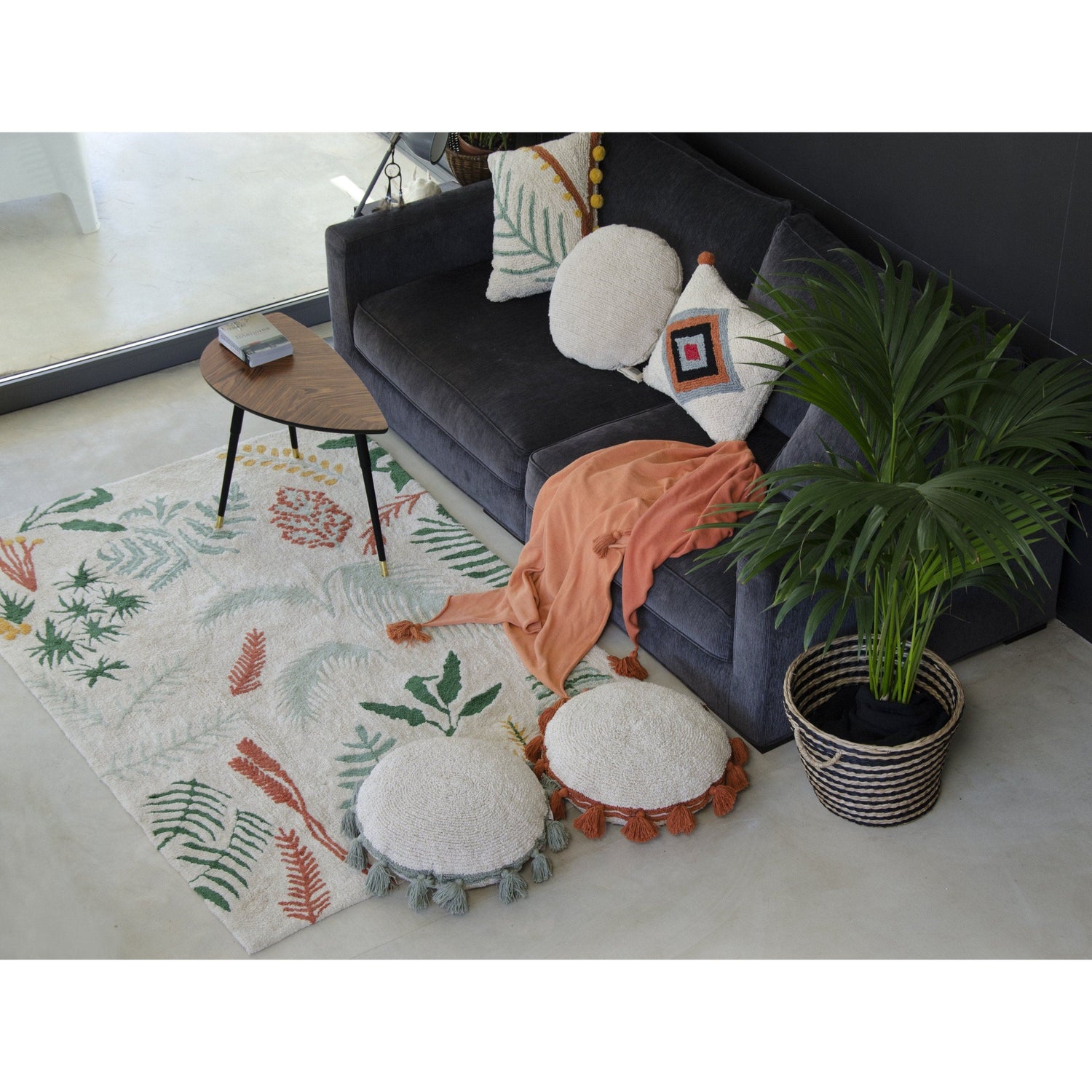 Rugs by Roo | Lorena Canals Circle Green Cushion-SC-CIRCLE-GR