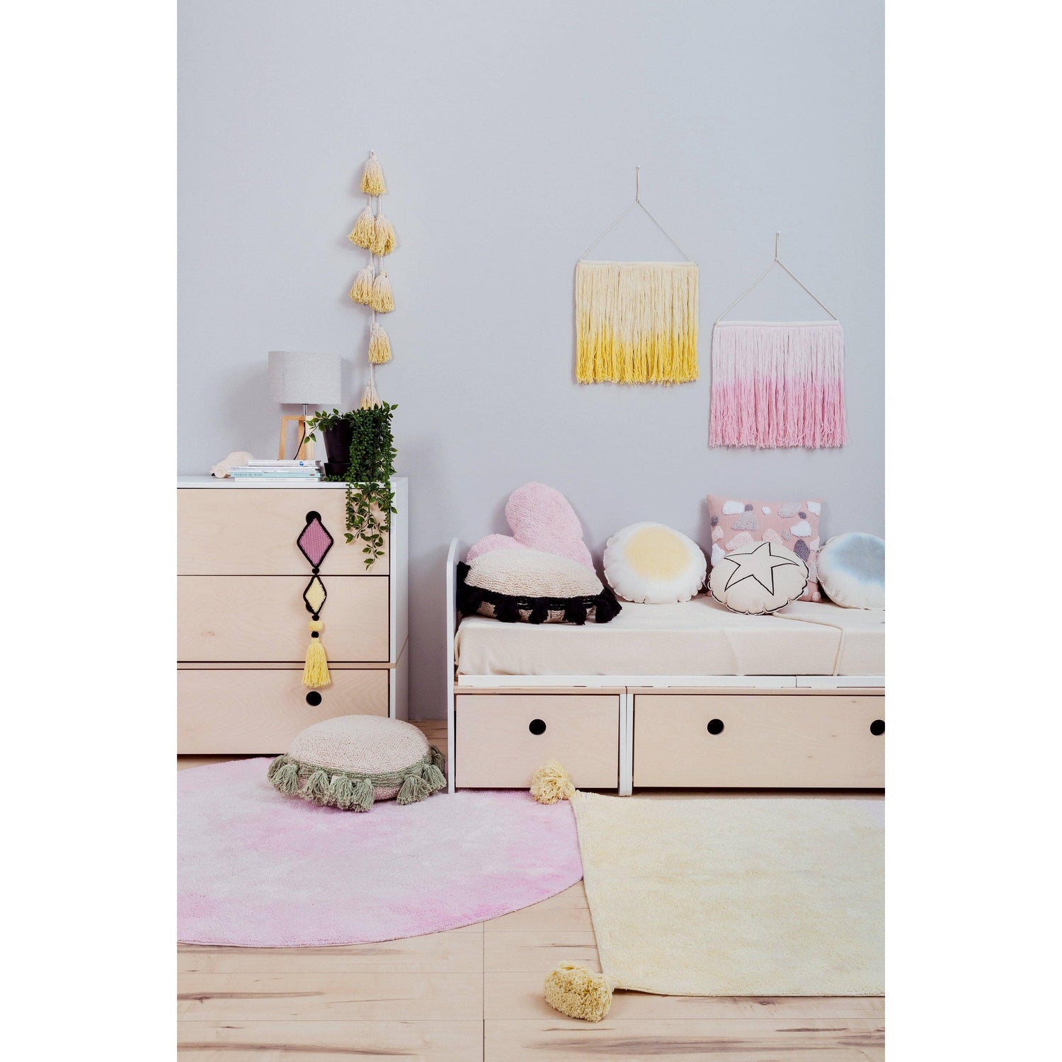 Rugs by Roo | Lorena Canals Circle Green Cushion-SC-CIRCLE-GR