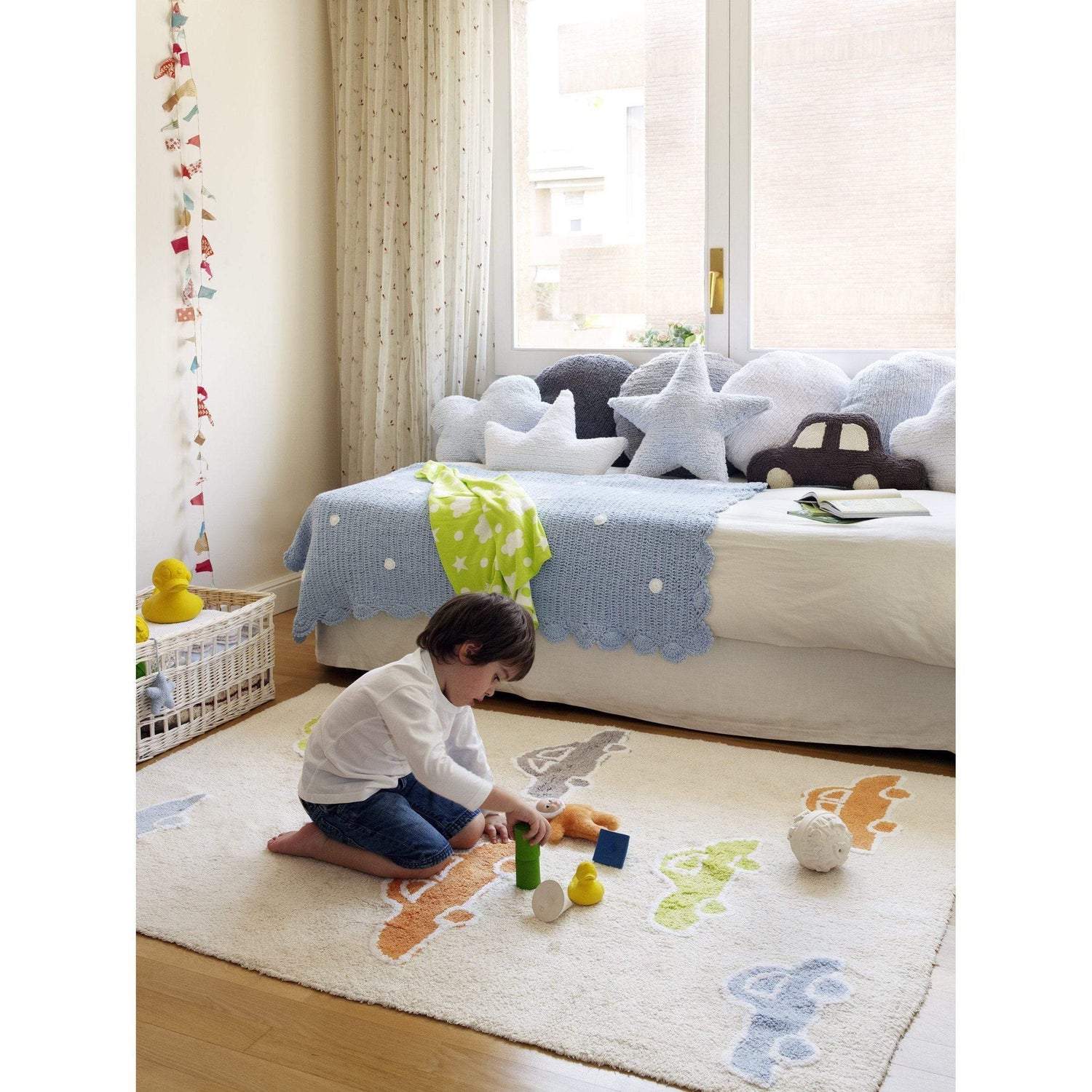 Rugs by Roo | Lorena Canals Cloud Blue Cushion-SC-CL-BL