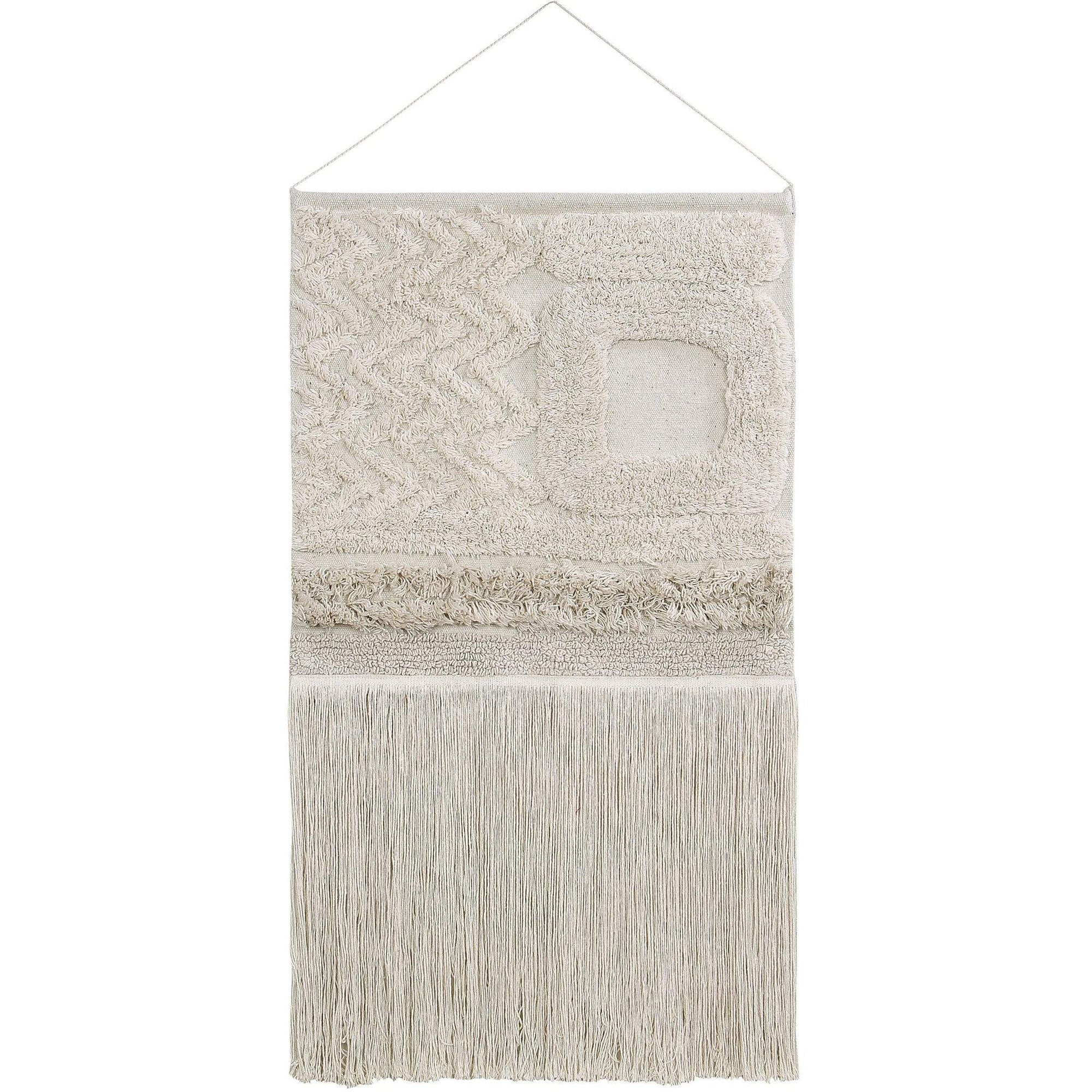 Rugs by Roo | Lorena Canals Earth Dune White Wall Hanging-HANG-EARTH-NAT