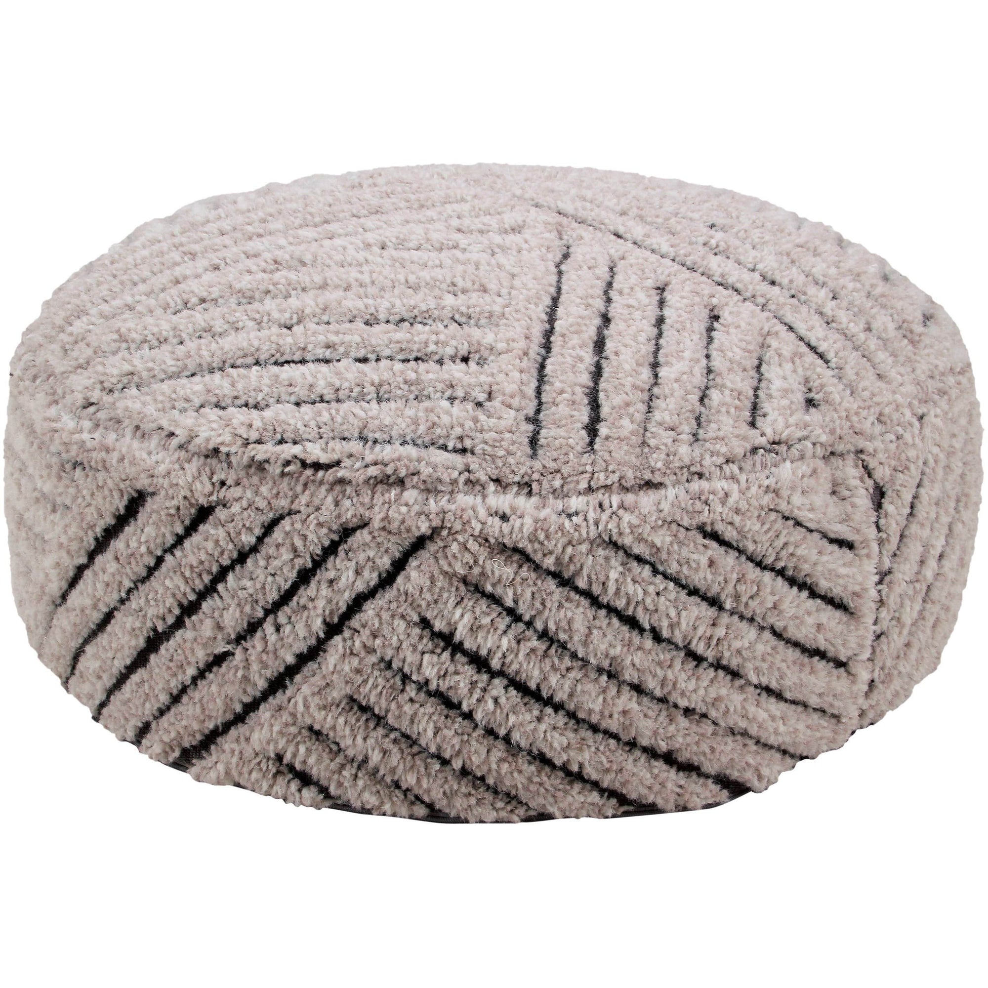 Rugs by Roo | Lorena Canals Fields Wool Washable Pouffe-WO-P-FIELDS
