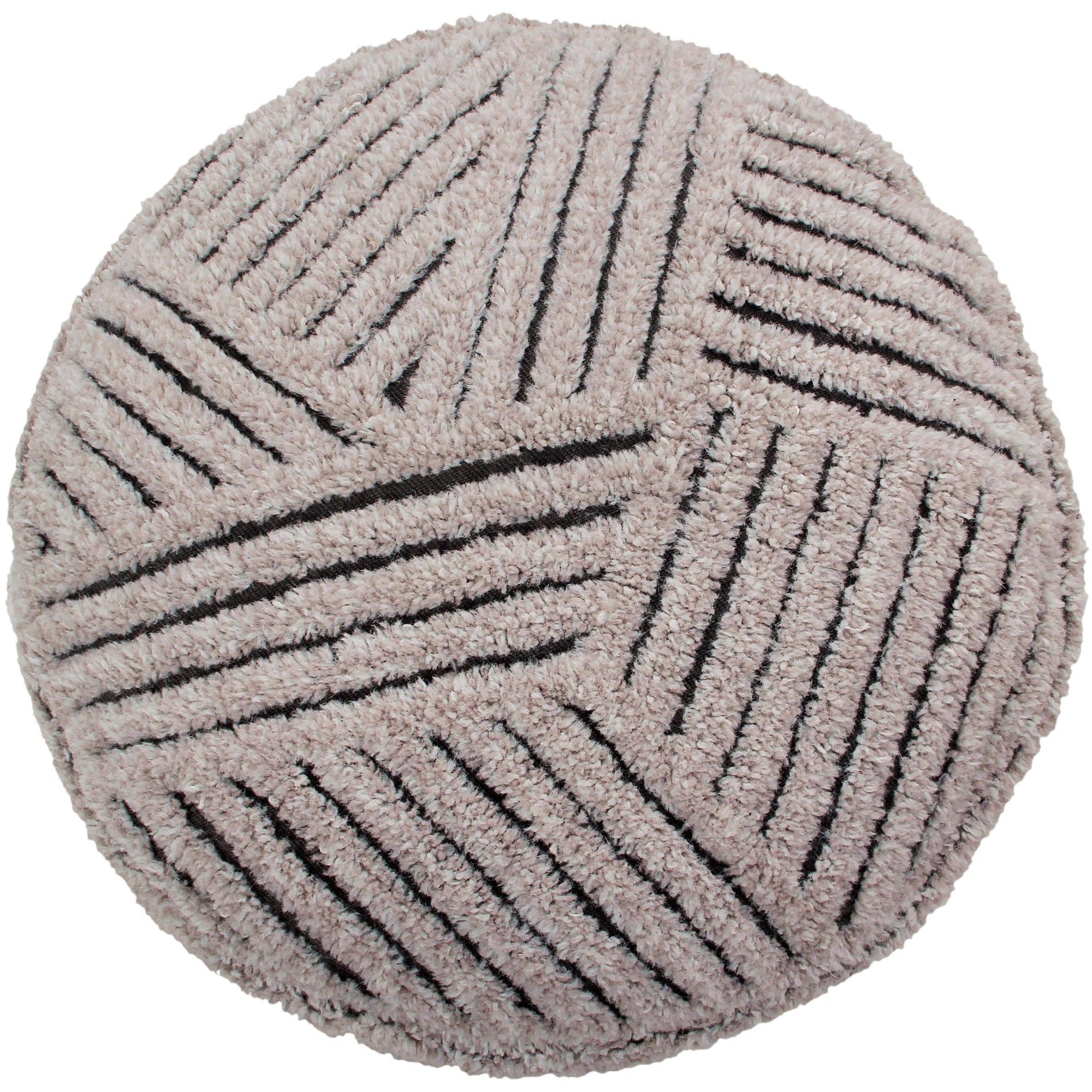 Rugs by Roo | Lorena Canals Fields Wool Washable Pouffe-WO-P-FIELDS