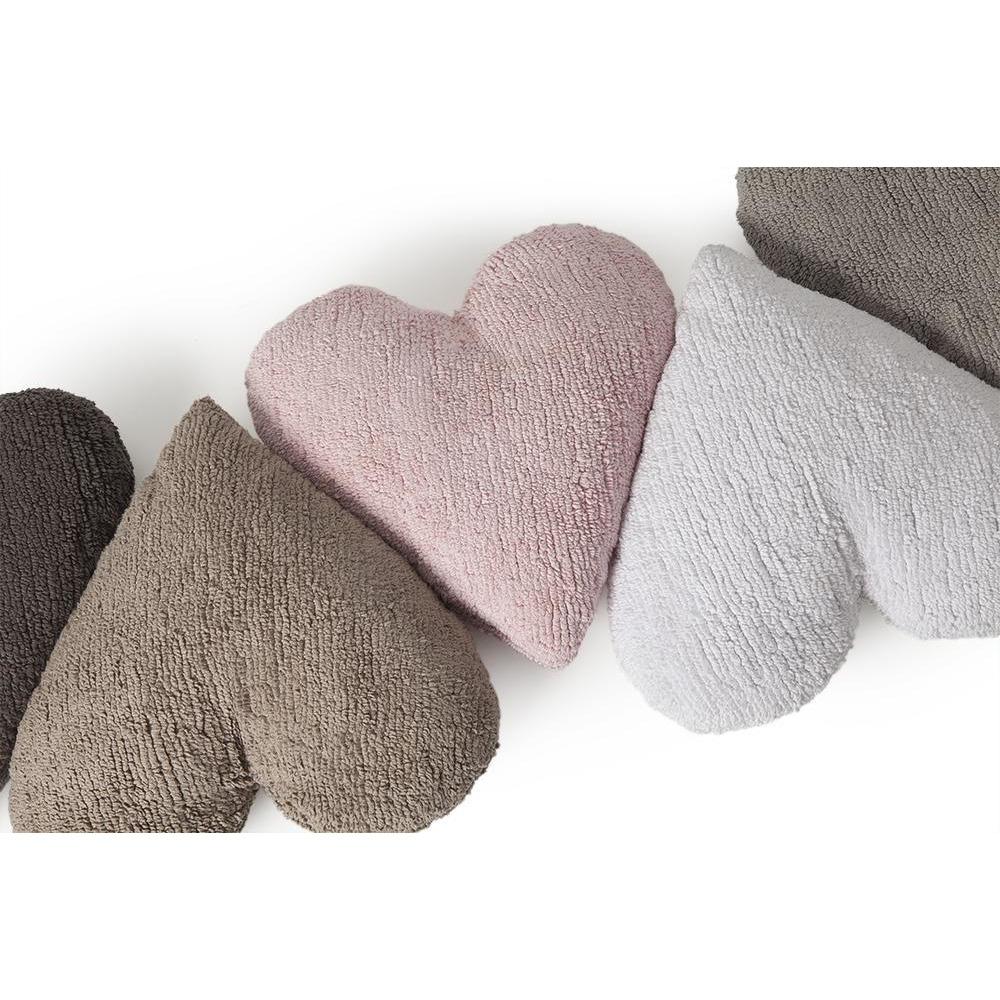 Rugs by Roo | Lorena Canals Heart Pink Cushion-SC-HE-PK