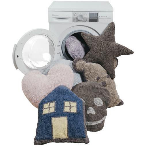 Rugs by Roo | Lorena Canals Heart Pink Cushion-SC-HE-PK