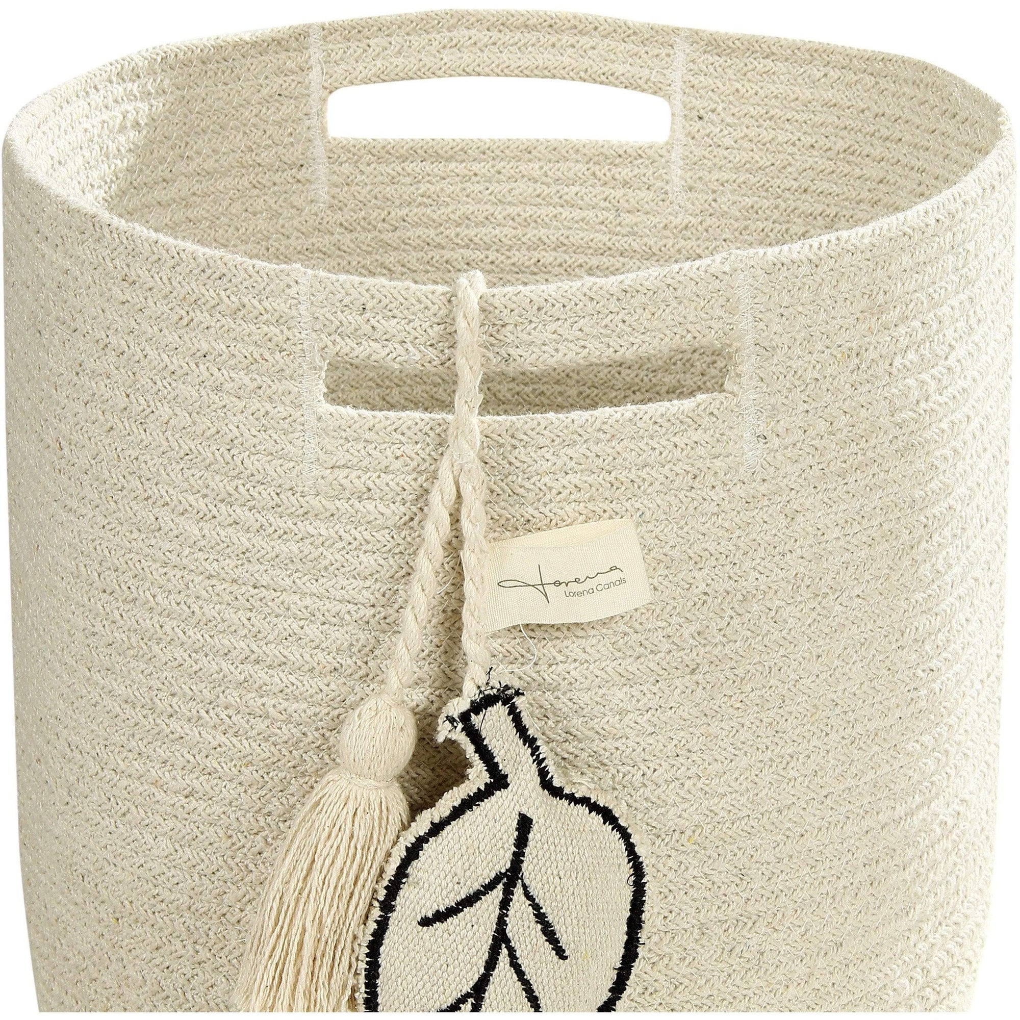 Rugs by Roo | Lorena Canals Leaf Natural Basket-BSK-LEAF-NAT