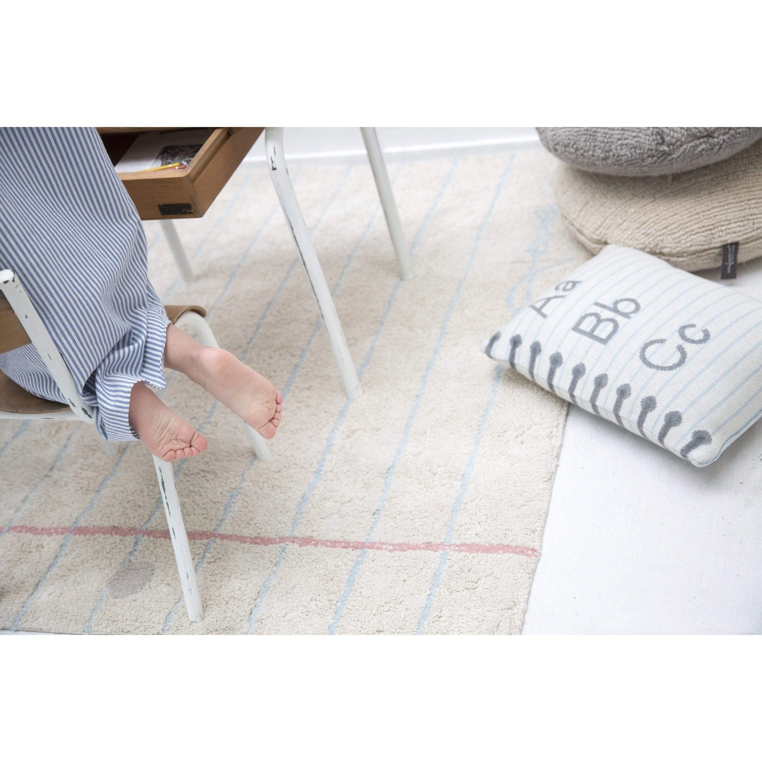 Rugs by Roo | Lorena Canals Notebook Knitted Cushion-SC-NOTEBOOK