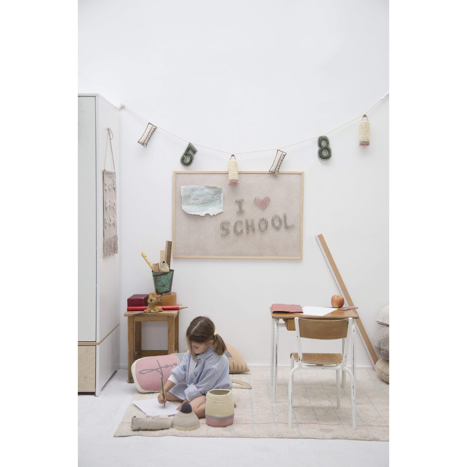 Rugs by Roo | Lorena Canals Pencil Small Basket-BSK-PENCIL-S