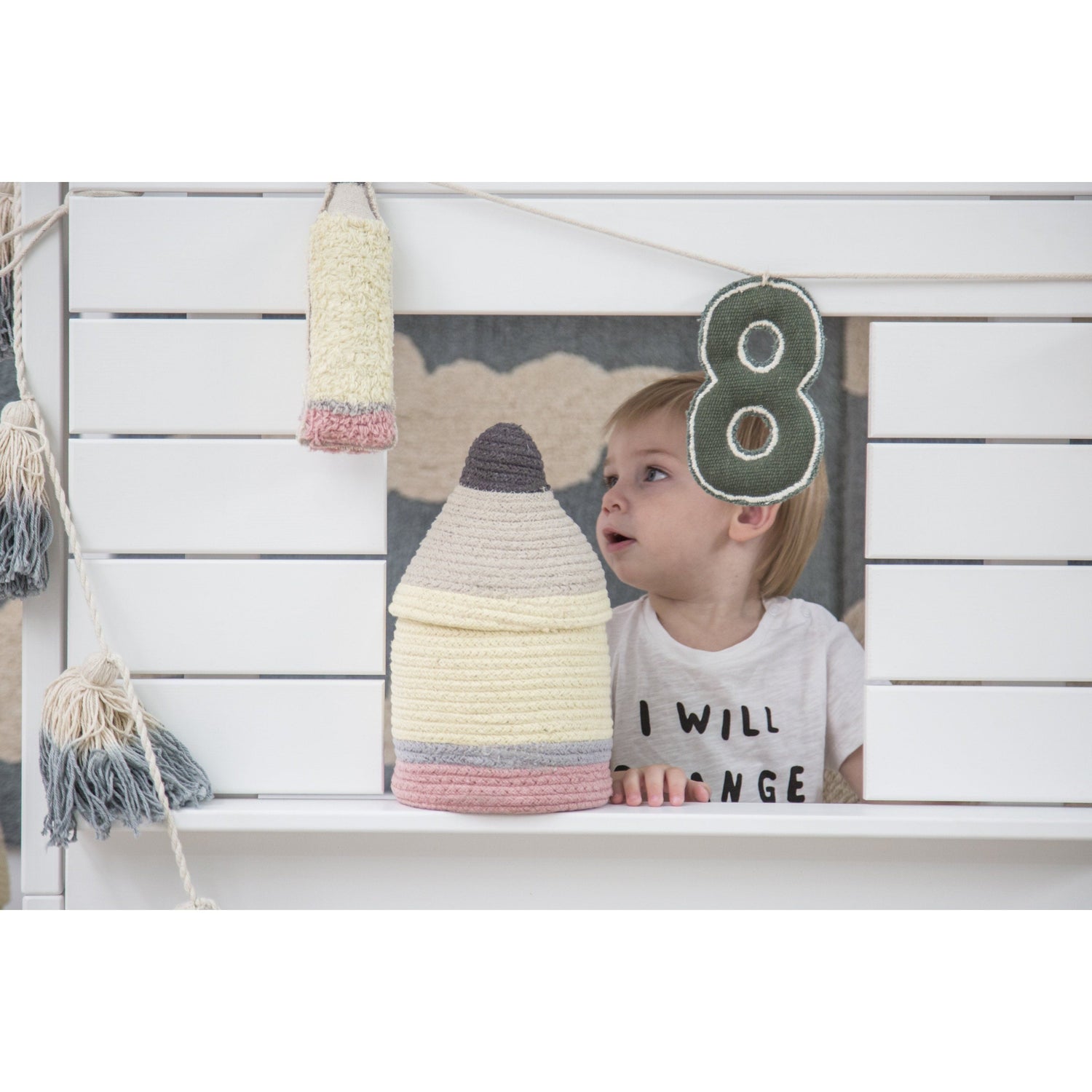 Rugs by Roo | Lorena Canals Pencil Small Basket-BSK-PENCIL-S