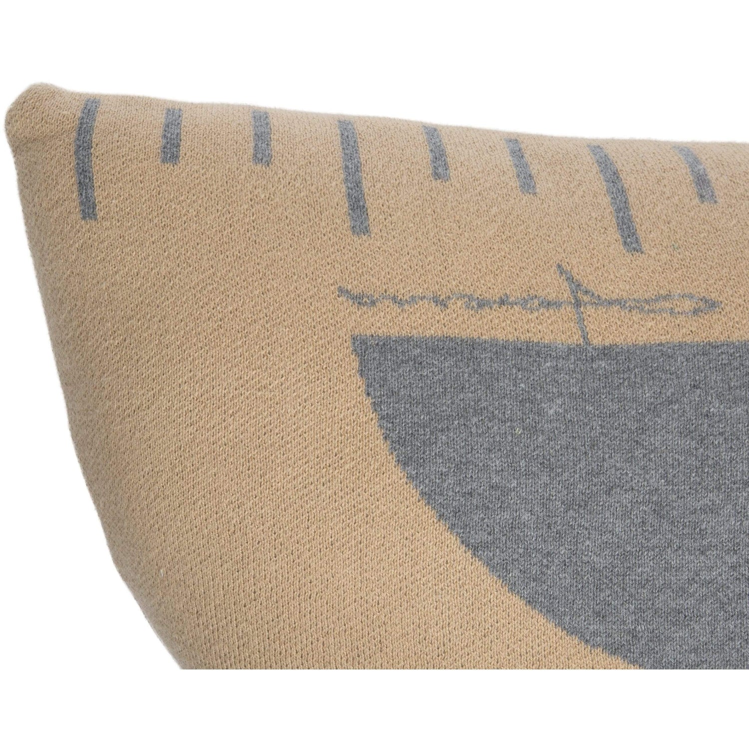 Rugs by Roo | Lorena Canals Ruler Knitted Cushion-SC-RULER