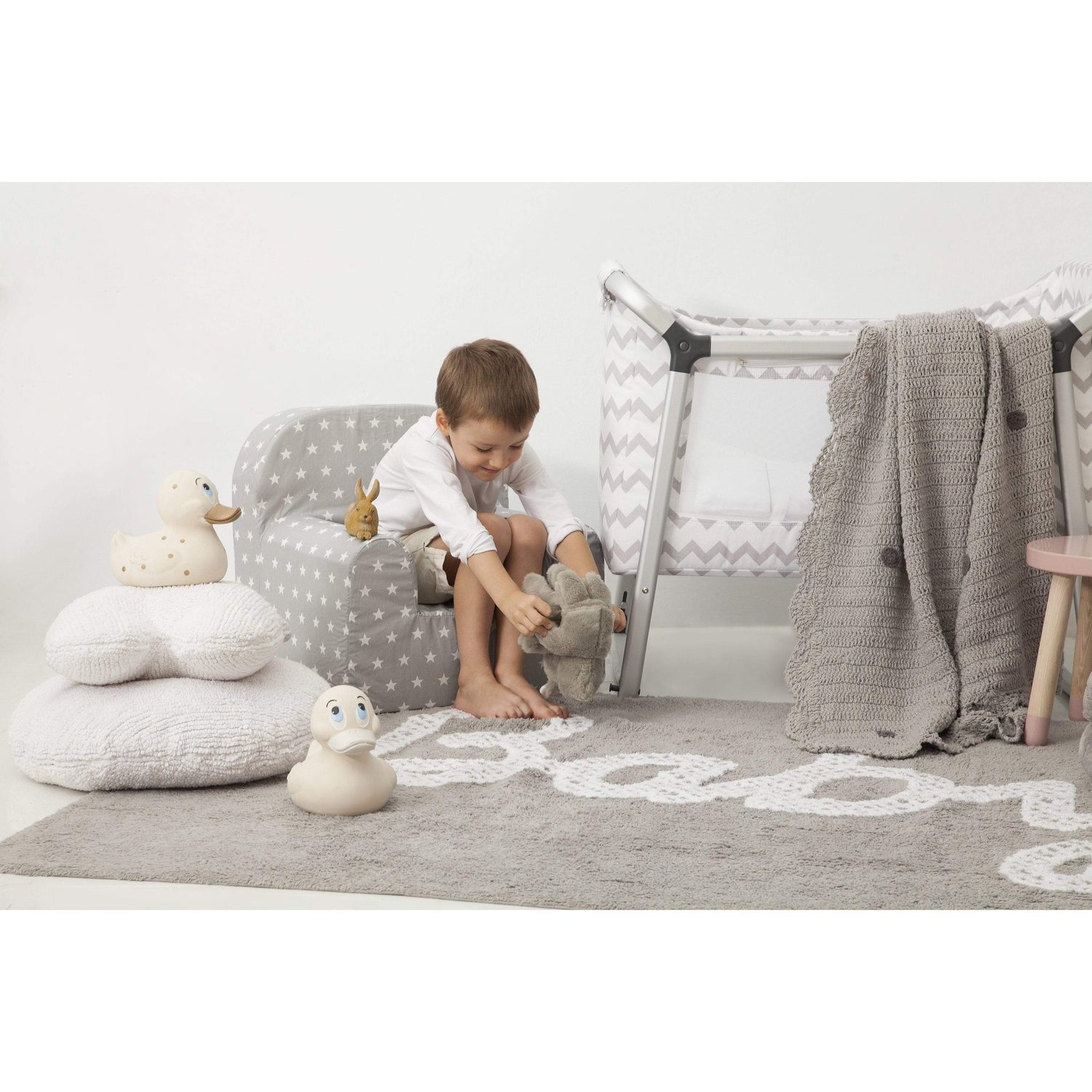 Rugs by Roo | Lorena Canals Wings White Cushion-SC-WI-WH