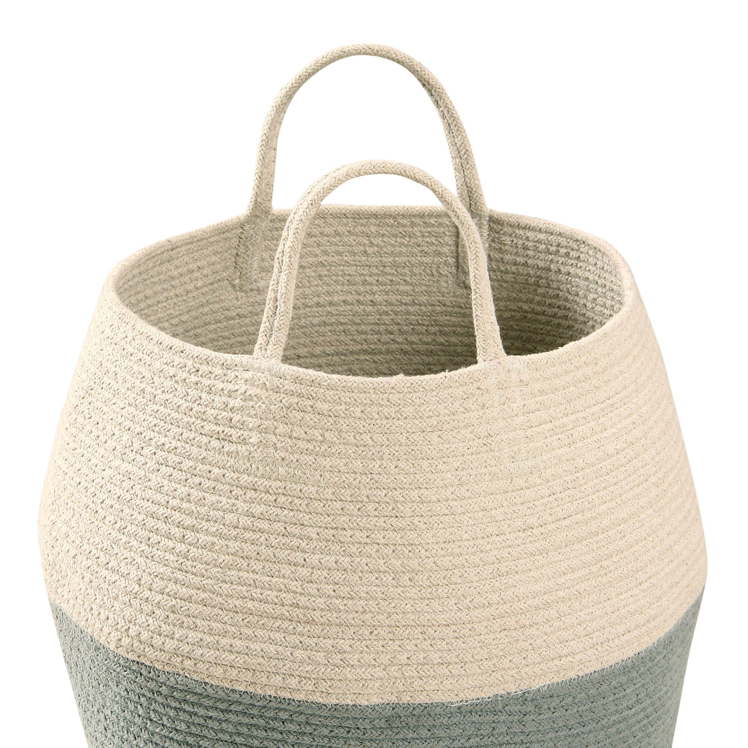 Rugs by Roo | Lorena Canals Zoco Vintage Blue Natural Basket-BSK-ZOCO-VINTBL