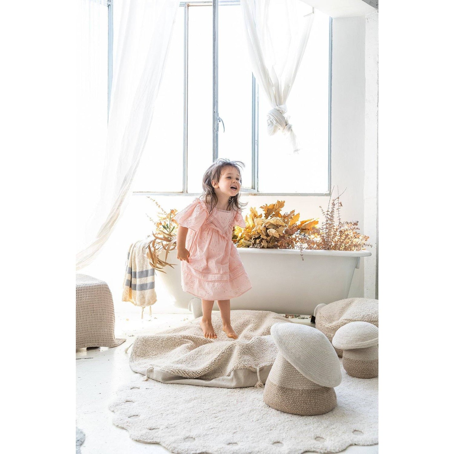 Rugs by Roo | Lorena Canals Picone Ivory Washable Rug-C-PICONE-IVO