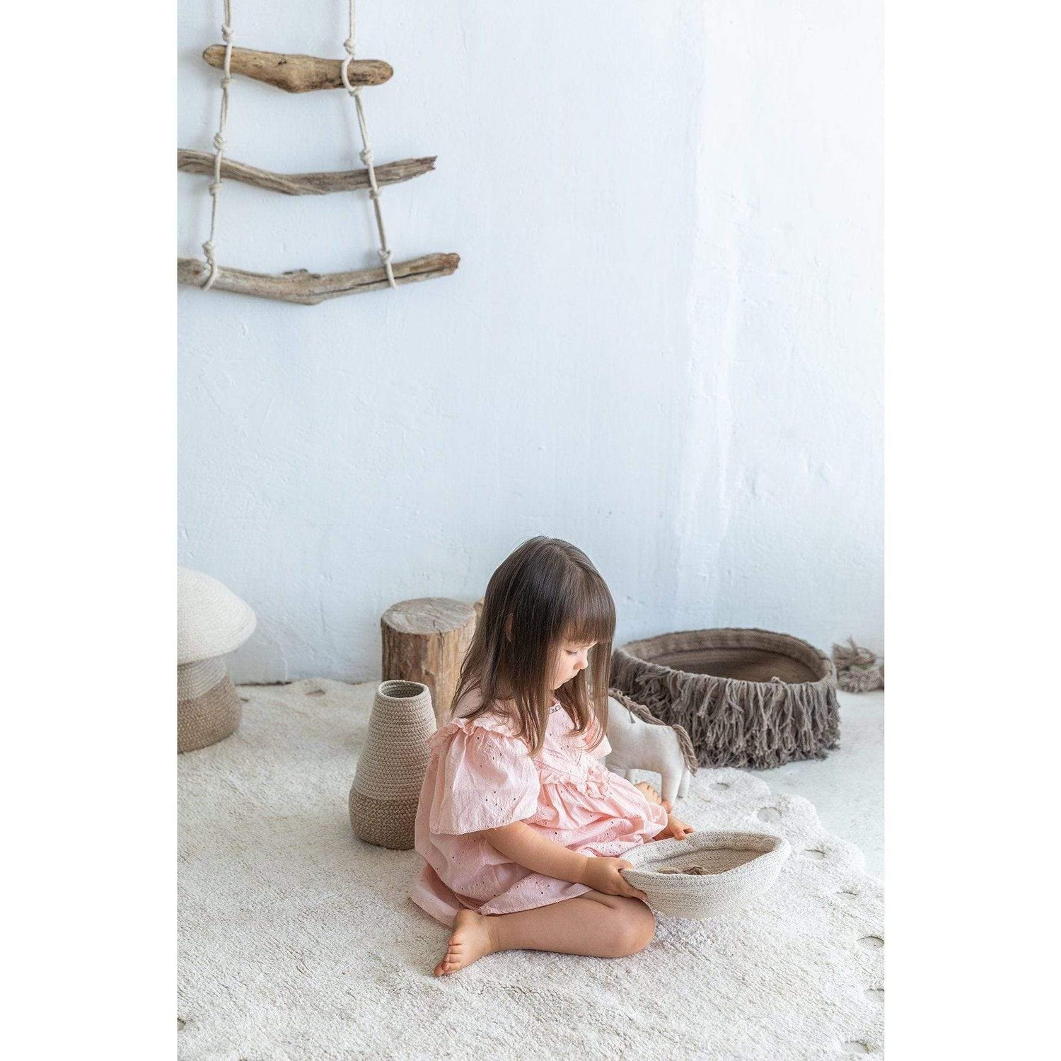Rugs by Roo | Lorena Canals Picone Ivory Washable Rug-C-PICONE-IVO