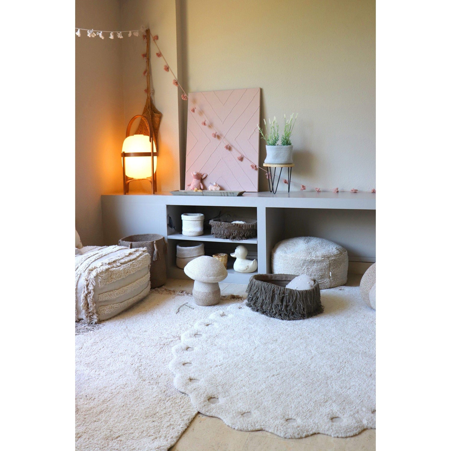 Rugs by Roo | Lorena Canals Picone Ivory Washable Rug-C-PICONE-IVO