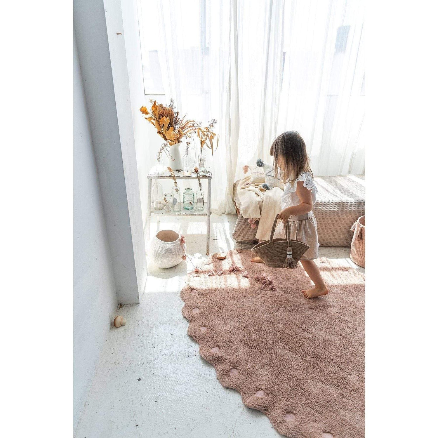 Rugs by Roo | Lorena Canals Picone Vintage Nude Washable Rug-C-PICONE-VNU